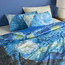 Van Gogh Starry Night Cotton 220 Thread Count 3-Piece King Duvet Cover Set - 220x230 cm-household-bedding-duvetandcovers-duvetcovers-image-6