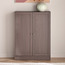 خزانة كتب قصيرة بأبواب - برايدن - واسعة-furniture-livingroom-storageanddisplaycabinets-image-9