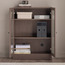 خزانة كتب قصيرة بأبواب زجاج - برايدن - واسعة-furniture-livingroom-storageanddisplaycabinets-image-9