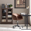 خزانة كتب قصيرة بأبواب زجاج - برايدن - واسعة-furniture-livingroom-storageanddisplaycabinets-image-3