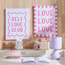 زينة حائط كانفاس - سيلف لاف كلوب - 30x40 سم-kids-decorandlighting-decor-wallart-image-2