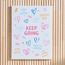 Gwenda Keep Going Canvas Wall Art - 30x40 cm-kids-decorandlighting-decor-wallart-image-1