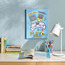 لوحة حائط كانفس بدون إطار بتصميم آرت - آيرلو بلاي - 30×40 سم-kids-decorandlighting-decor-wallart-image-2