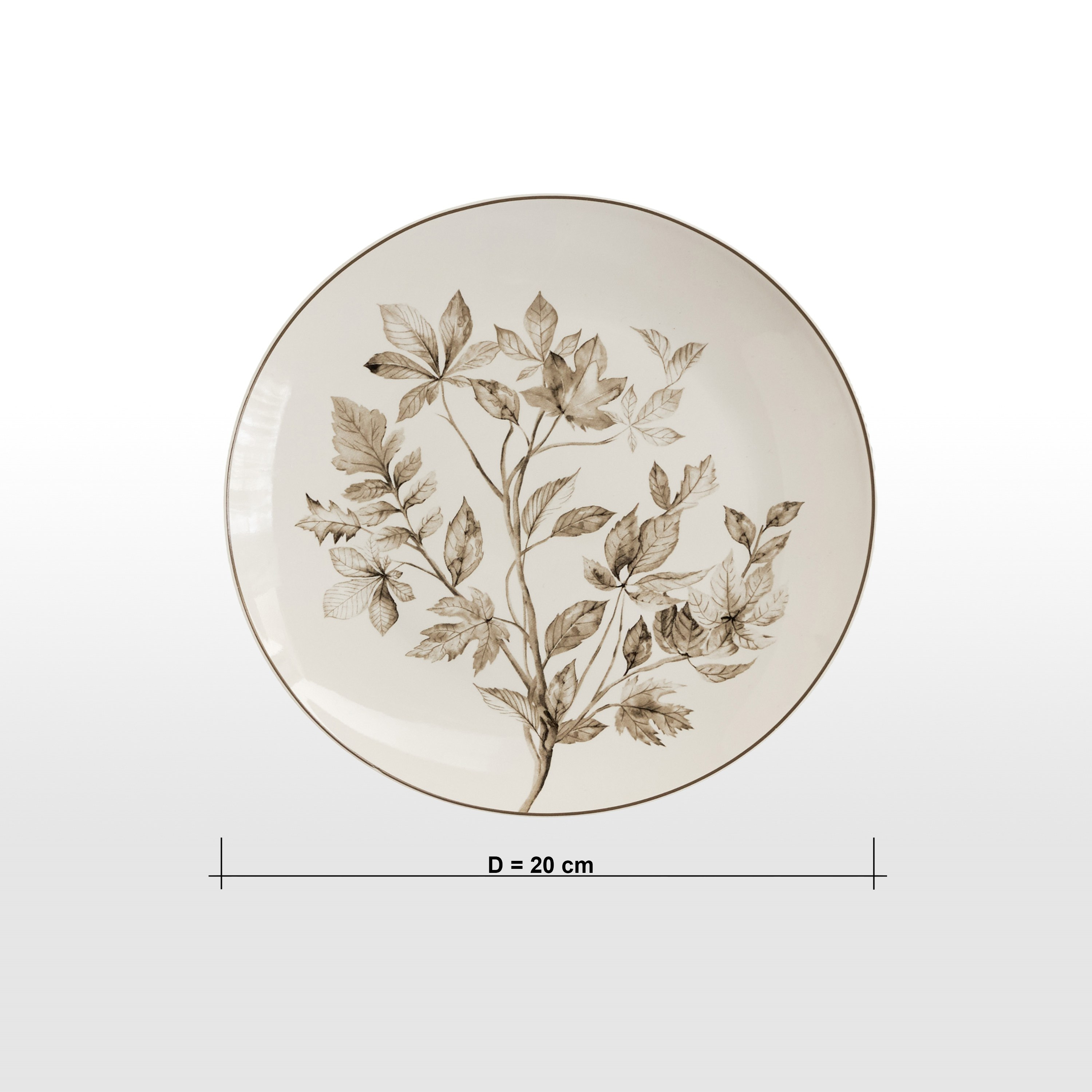 Marigold New Bone China Side Plate - 20 cm-household-dining-dinnerware-plates-image-4