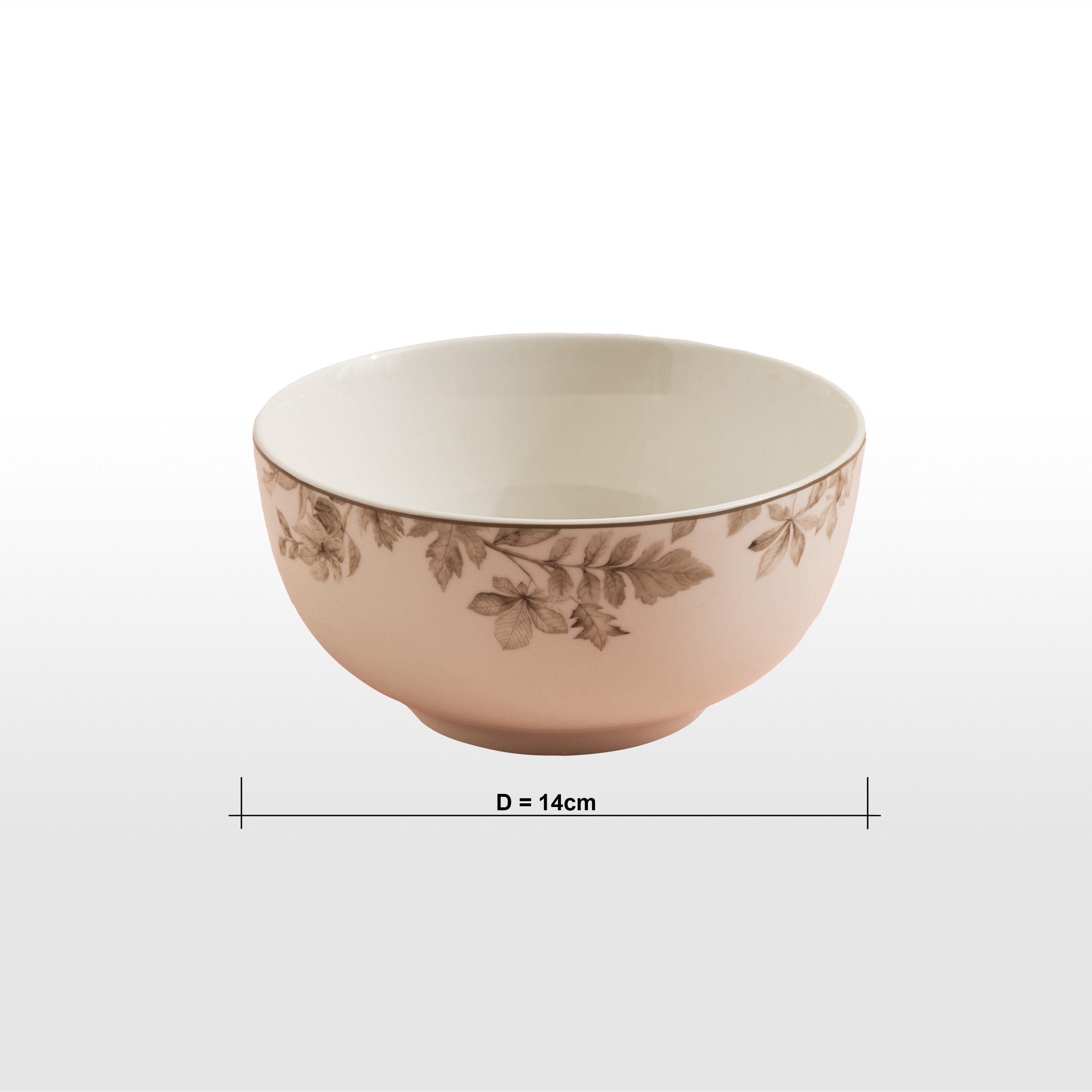 Marigold New Bone China Cereal Bowl - 14 cm-household-dining-dinnerware-bowls-image-4