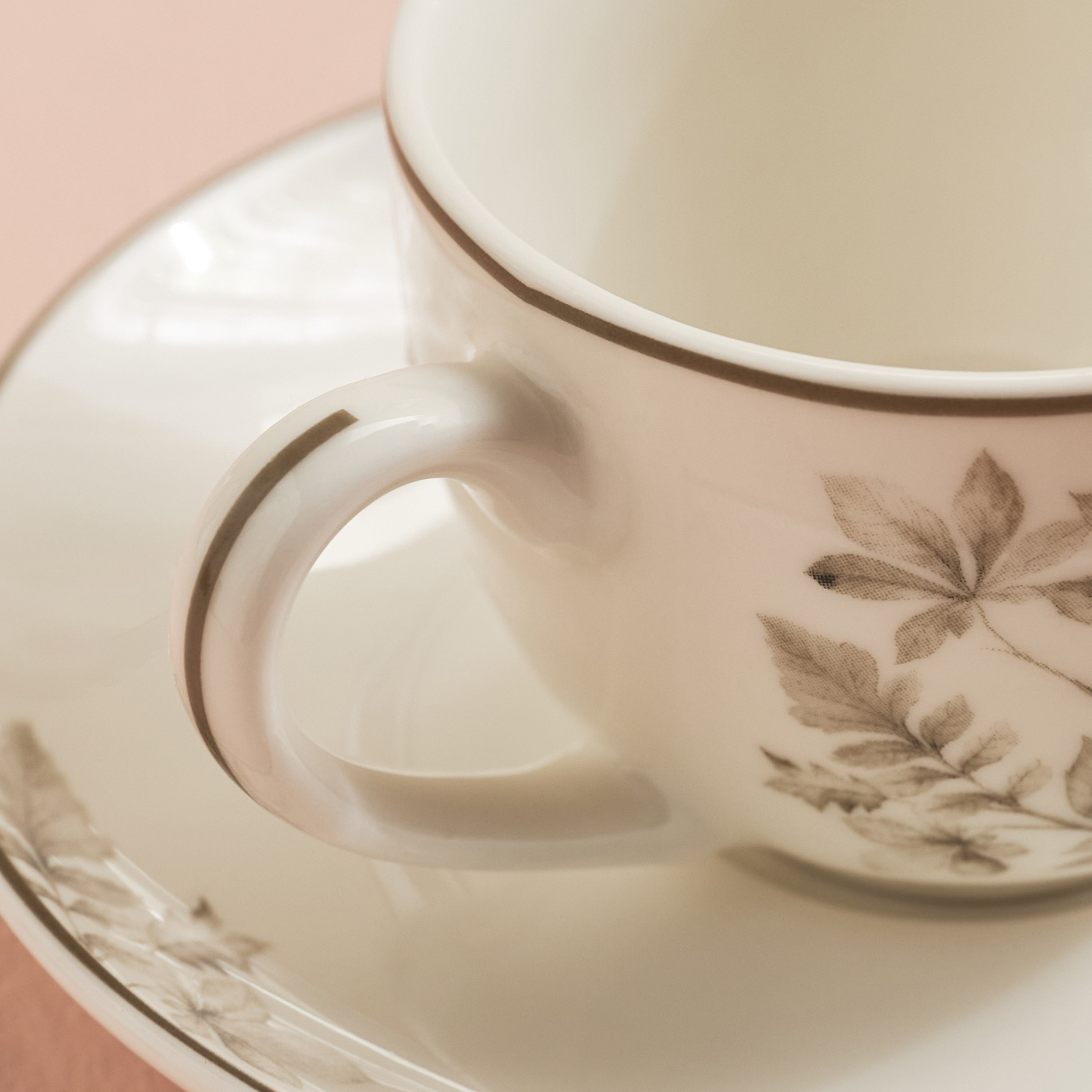 Marigold New Bone China Espresso Cup and Saucer Set - 90 ml-household-dining-teaandcoffee-mugsandcups-image-3