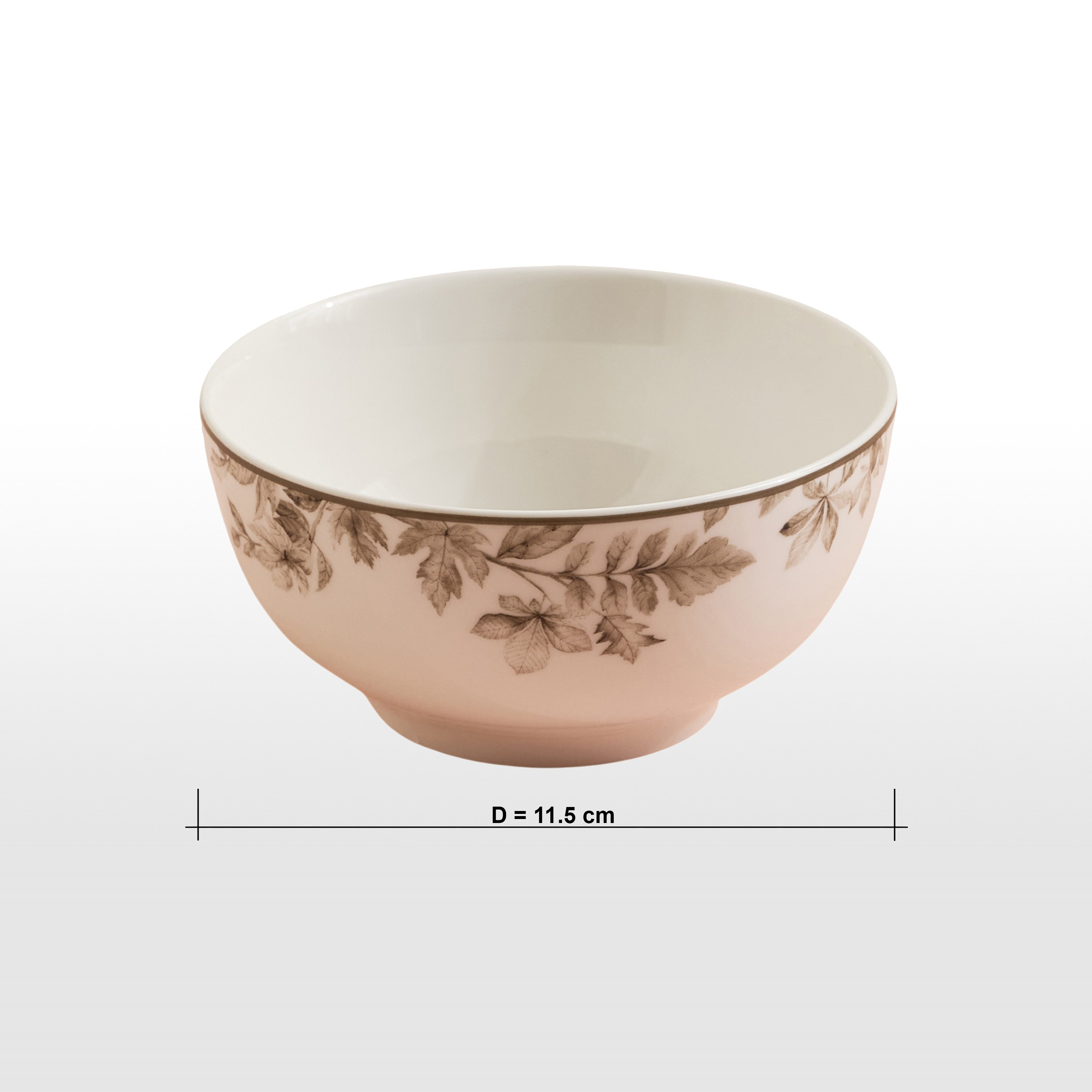 Marigold New Bone China Rice Bowl - 12 cm-household-dining-dinnerware-dinnerwarecollections-image-4