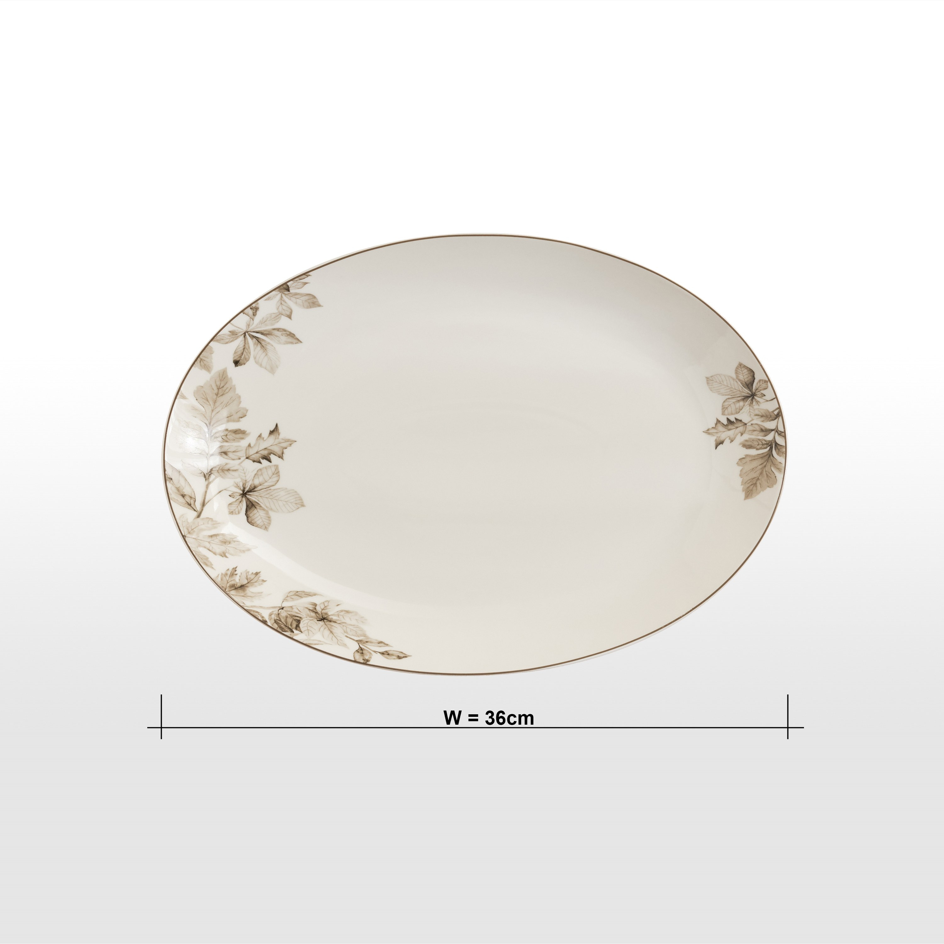 صحن تقديم من الخزف الصيني الجديد - ماريجولد-household-dining-serveware-servingplatters-image-4