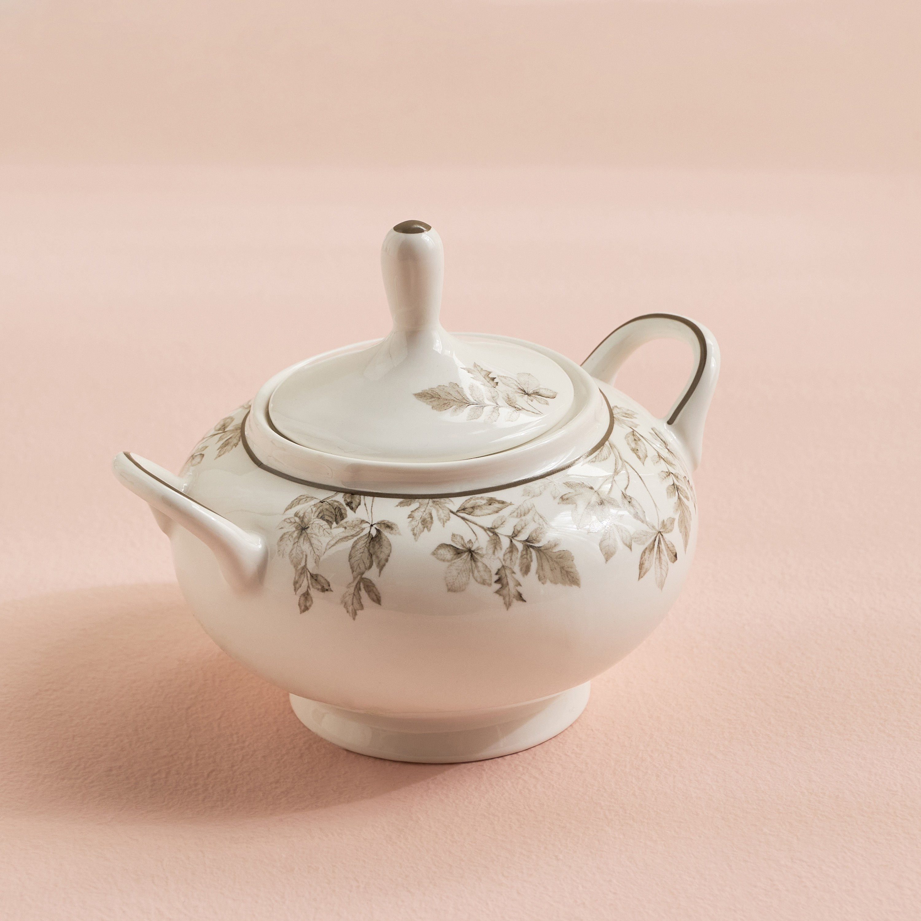 Marigold New Bone China Sugar Pot - 250 ml-household-dining-teaandcoffee-teaandcoffeeaccessories-image-1