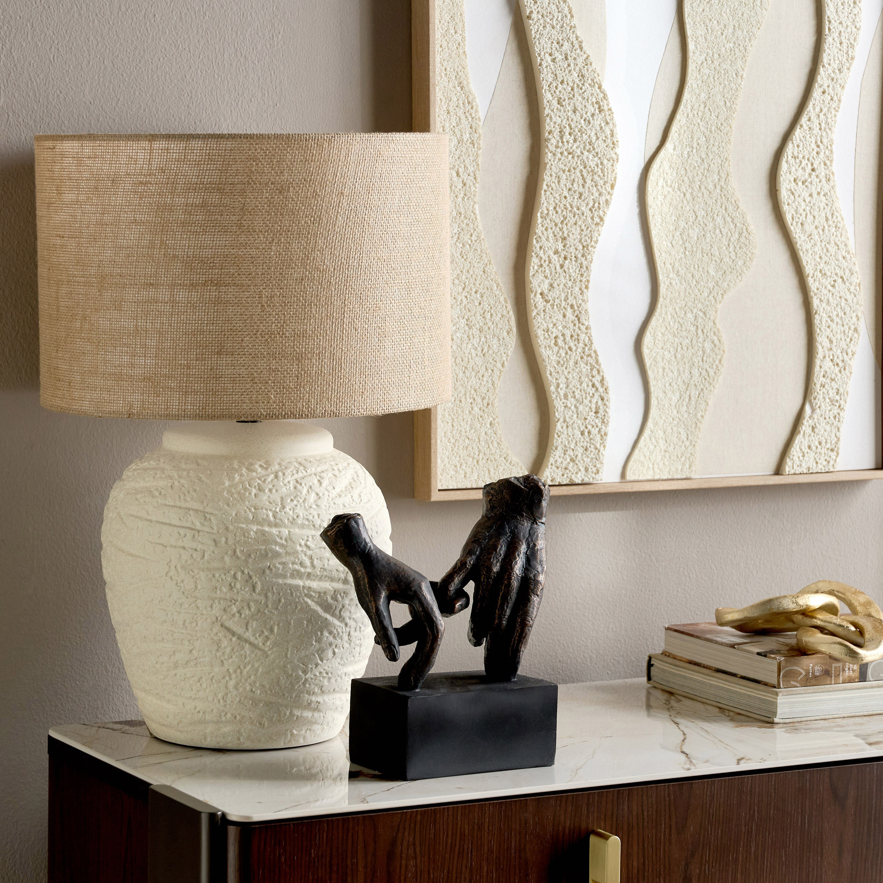 Luxe Karso Link Resin Decorative Accent - 31 cm-household-decor-decorativeobjectsandsculptures-image-3