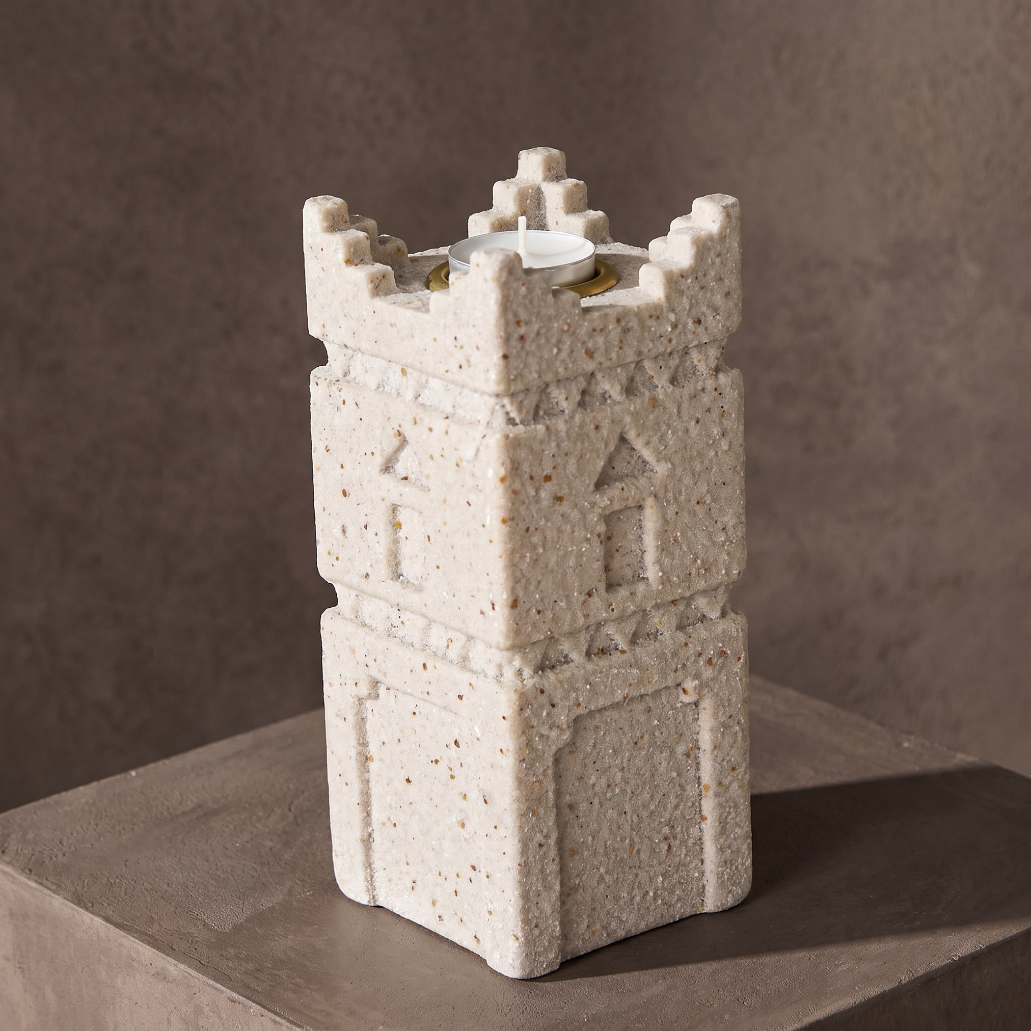 Madar-Nomad Sulaimani Resin Taper Candleholder - 12 cm-household-decor-candleholdersandlanterns-image-1