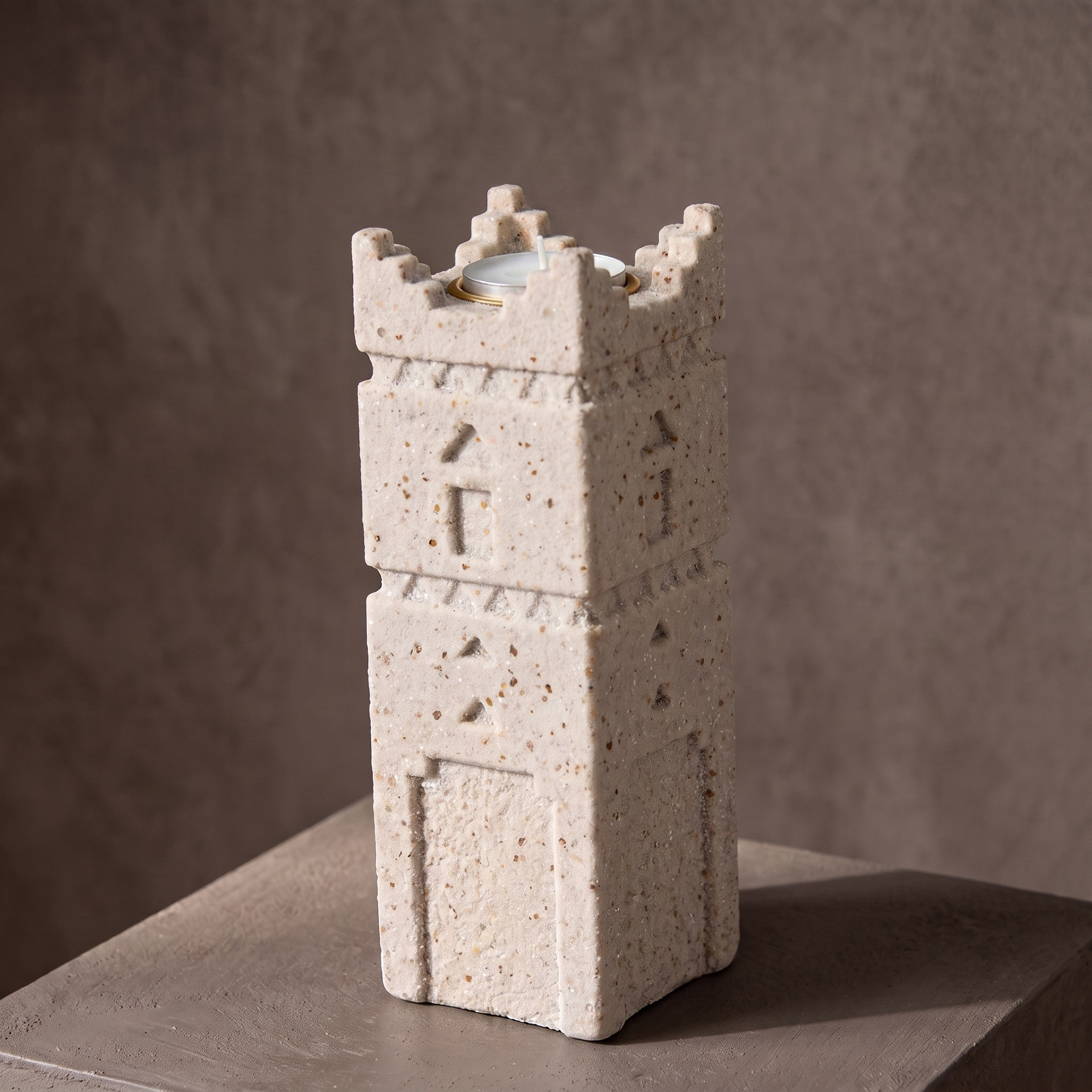 Madar-Nomad Sulaimani Resin Taper Candleholder - 15 cm-household-decor-candleholdersandlanterns-image-1