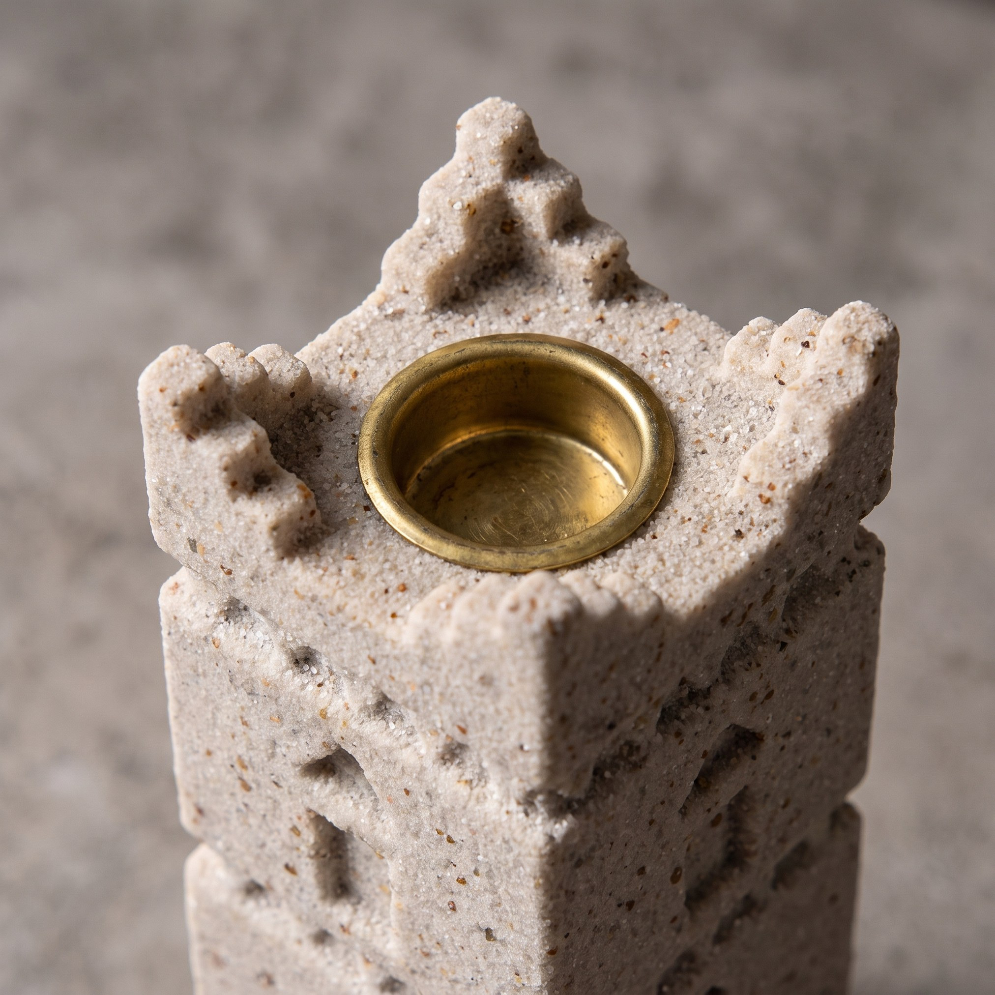 Madar-Nomad Sulaimani Resin Taper Candleholder - 15 cm-household-decor-candleholdersandlanterns-image-3