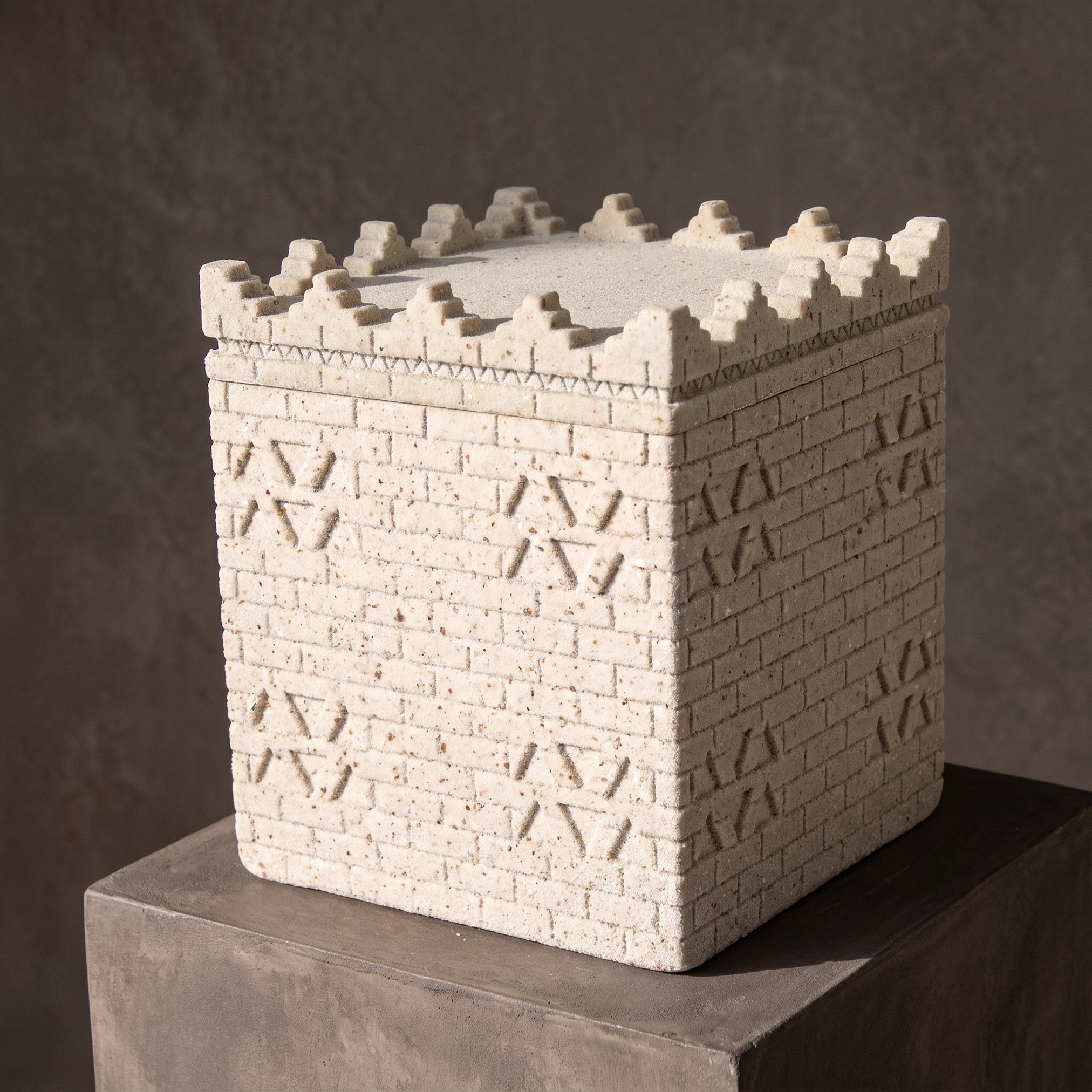 صندوق ديكور راتنج - سليماني من مدار نوماد - 16 سم-household-decor-boxesandtrays-image-1