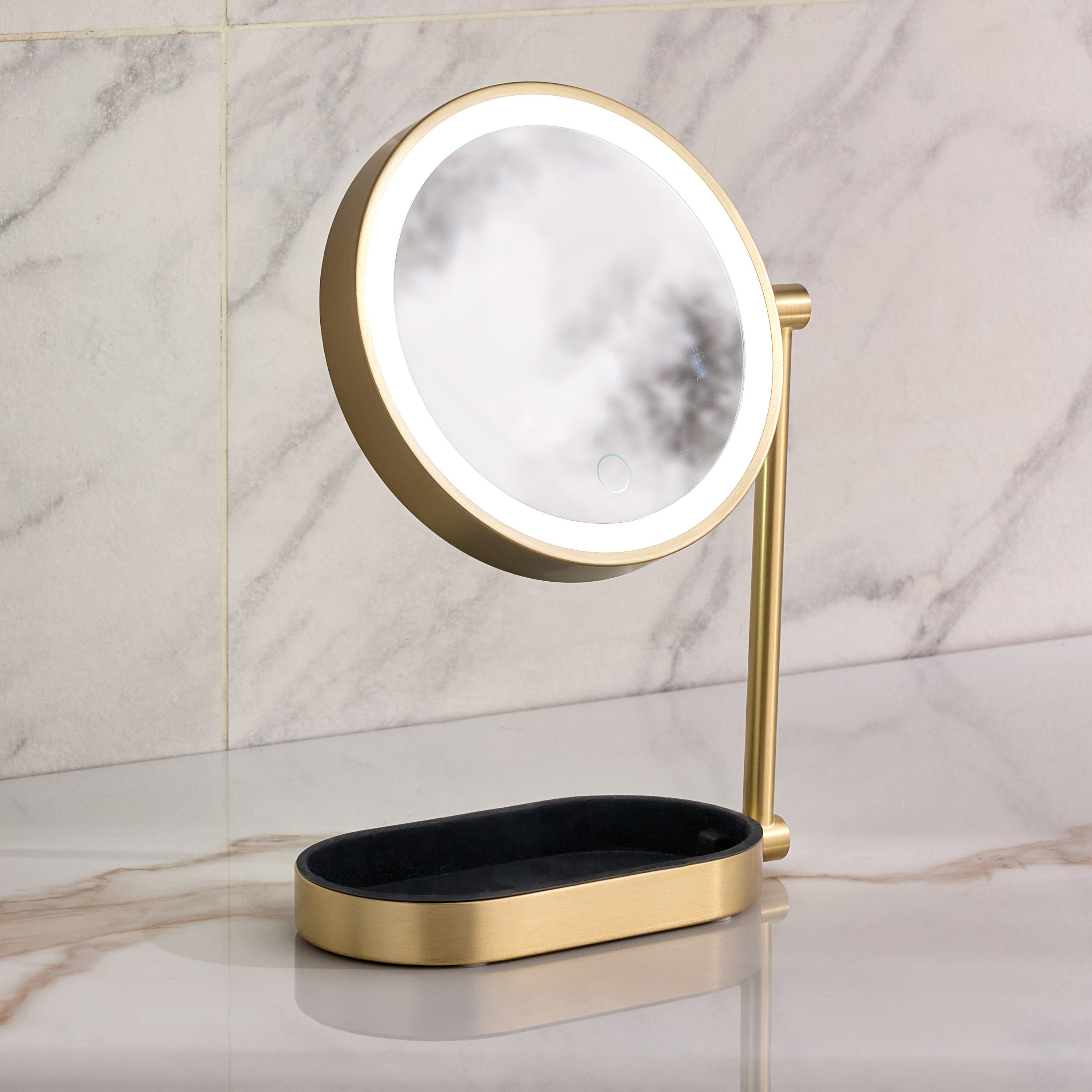 مرآة زينة - جينا - 29 سم-household-storage-cosmeticorganizing-makeupmirrors-image-2