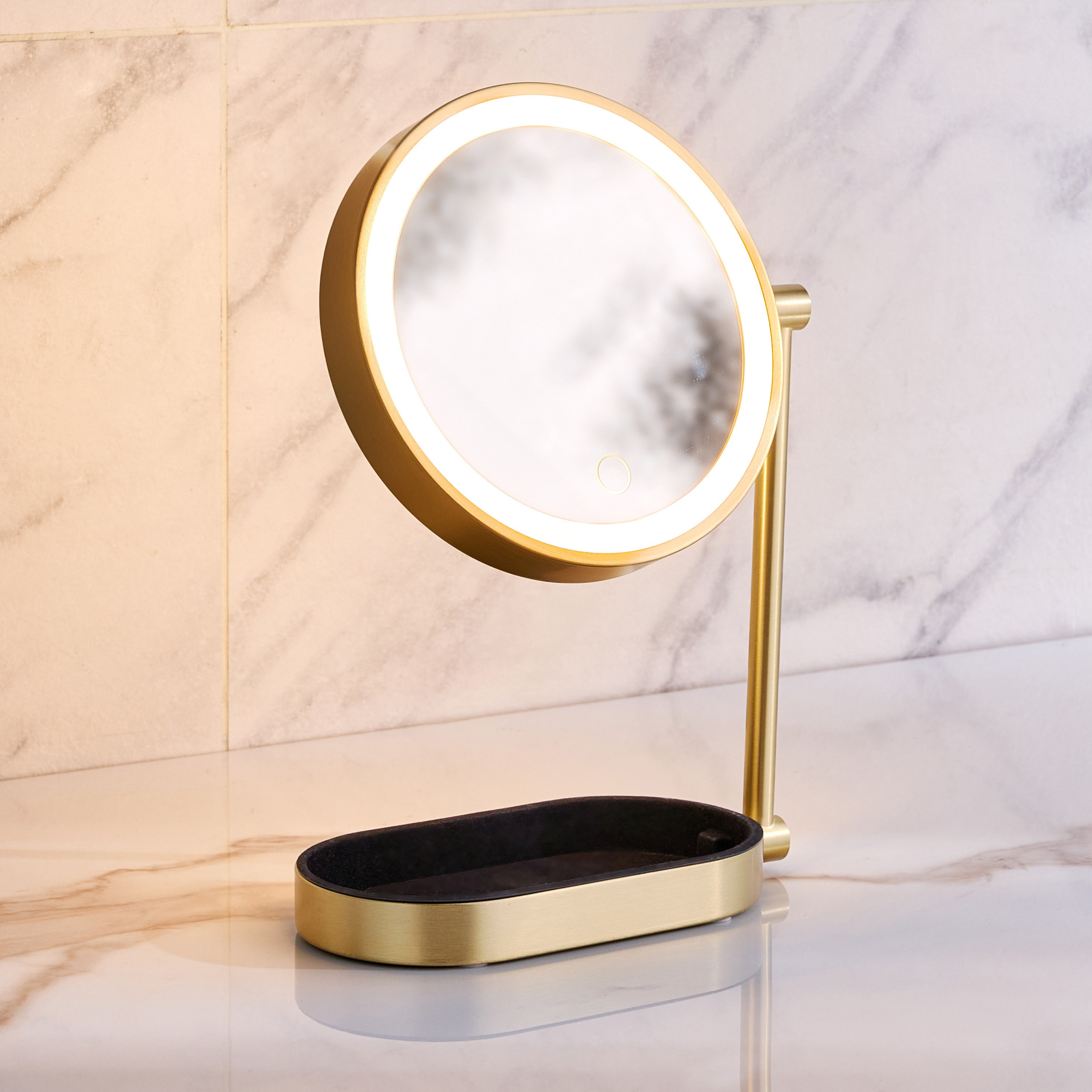 مرآة زينة - جينا - 29 سم-household-storage-cosmeticorganizing-makeupmirrors-image-3