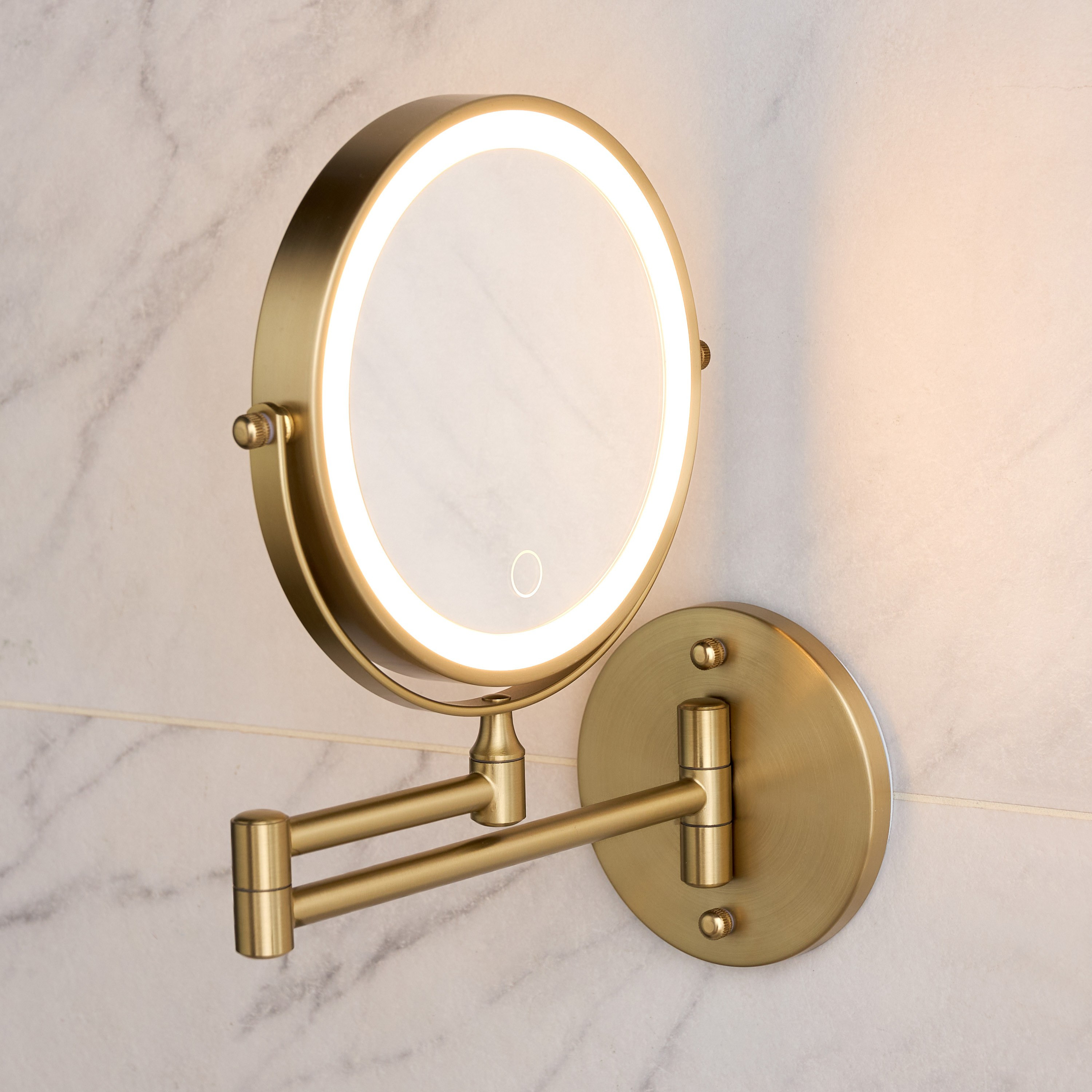 مرآة حائط - جينا - 29 سم-household-storage-cosmeticorganizing-makeupmirrors-image-3