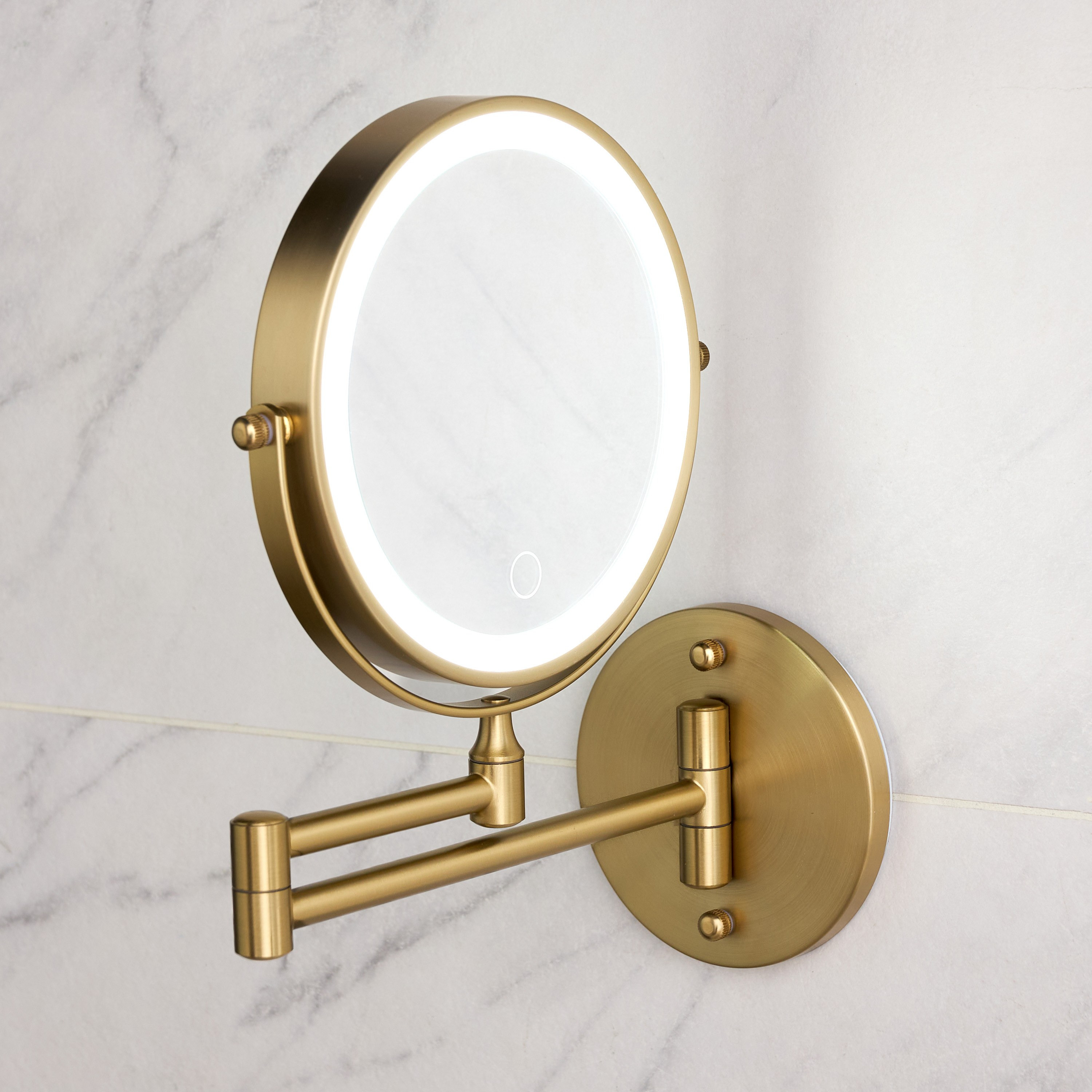 مرآة حائط - جينا - 29 سم-household-storage-cosmeticorganizing-makeupmirrors-image-4