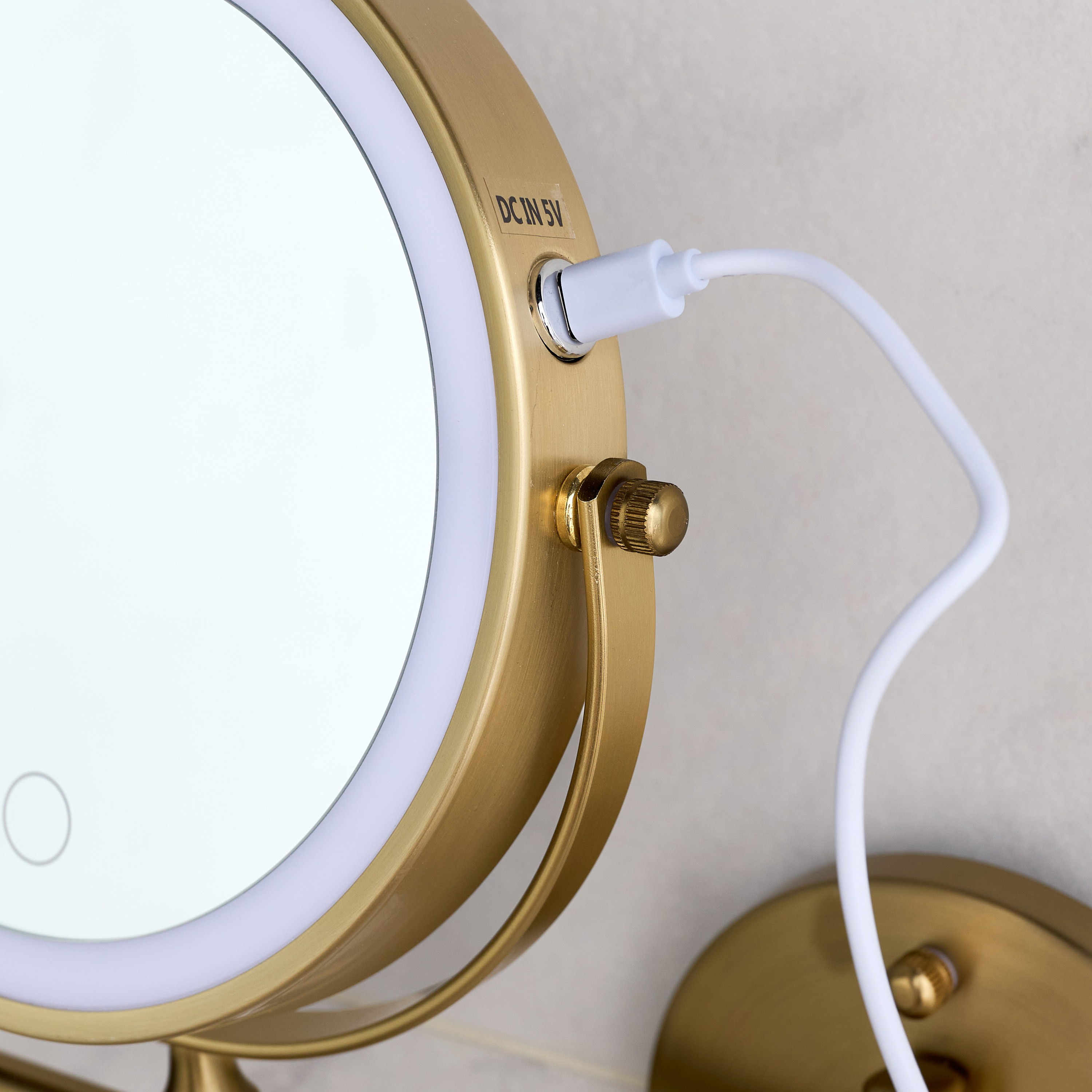 مرآة حائط - جينا - 29 سم-household-storage-cosmeticorganizing-makeupmirrors-image-6