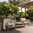 طقم جلسة خارجية مقعدين مع طاولة - لينون-furniture-outdoor-sofasandchairs-image-1