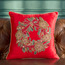 وسادة محشوة بتطريز إكليل وفيونكة - 45 × 45 سم-household-christmas-decorandtableware-cushions-image-5