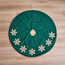 Snowflakes Tree Skirt - 122 cm-household-christmas-treesandornaments-tree-image-1