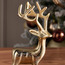 Winter Wonderland Metal Reindeer Sculpture - 8x25 cm-household-christmas-decorandtableware-decoraccessories-image-2