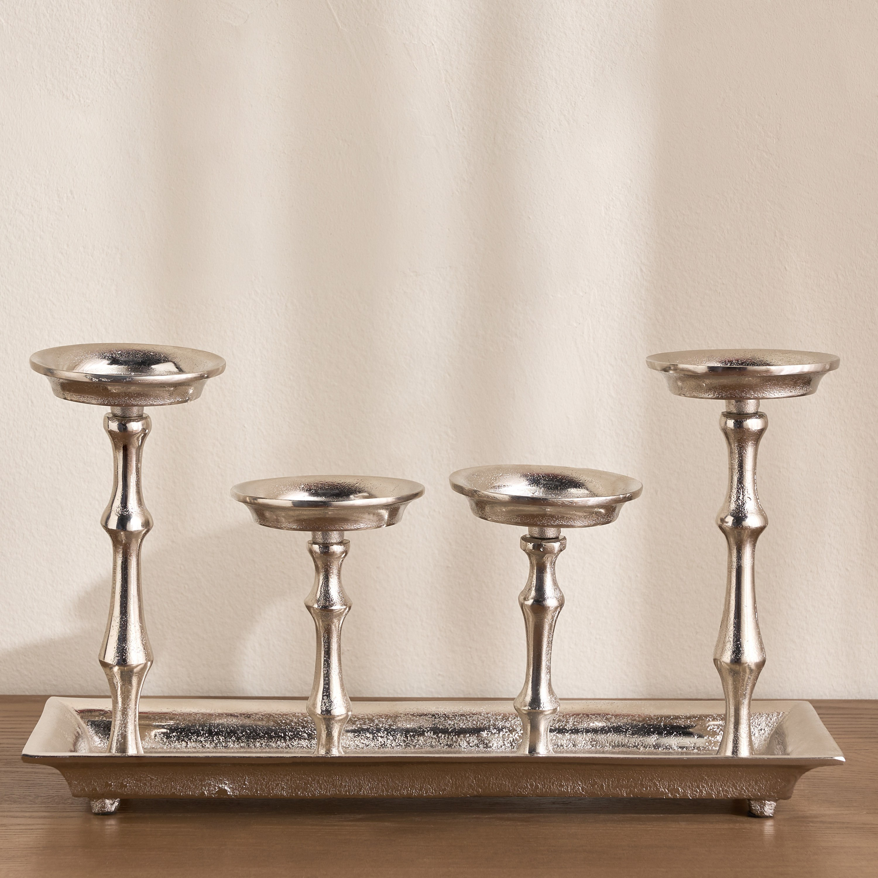 Loft Giulia Metal Pillar Candleholder - 25 cm-household-decor-candleholdersandlanterns-image-3