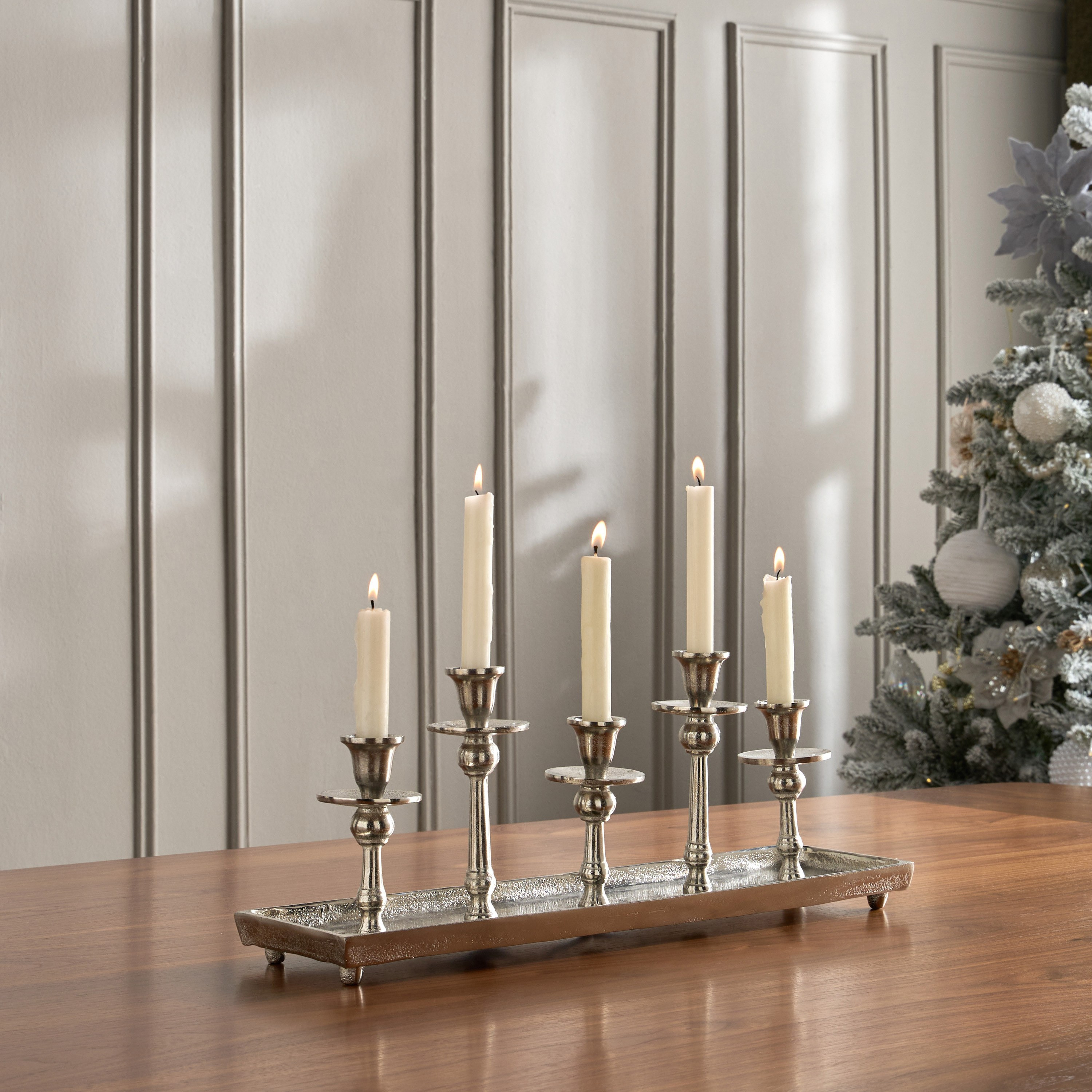Loft Giulia Metal 5-Taper Candleholder-household-decor-candleholdersandlanterns-image-2