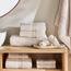 طقم 2 منشفة يد قطن تركي 550 غ/م² بتصميم رخامي - نوكتيس - 50x90 سم-household-bathandlaundry-bathlinen-towels-image-1
