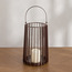 Monolith Luxe Rib Metal Lantern - 40 cm-household-decor-candleholdersandlanterns-image-1