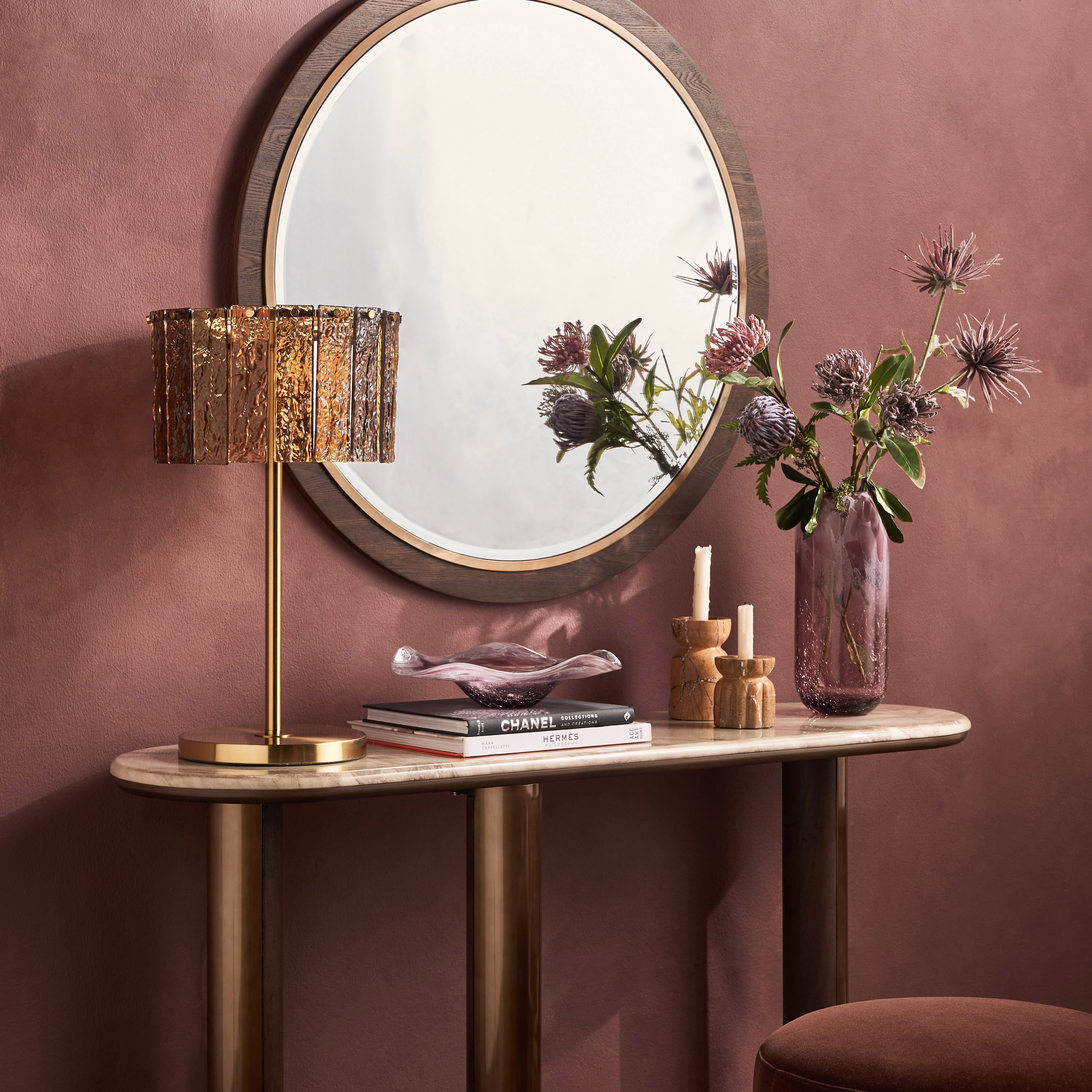 مصباح طاولة زجاجي -  نوكتيس ماجي - 60 سم-household-lighting-tableanddesklamps-image-5