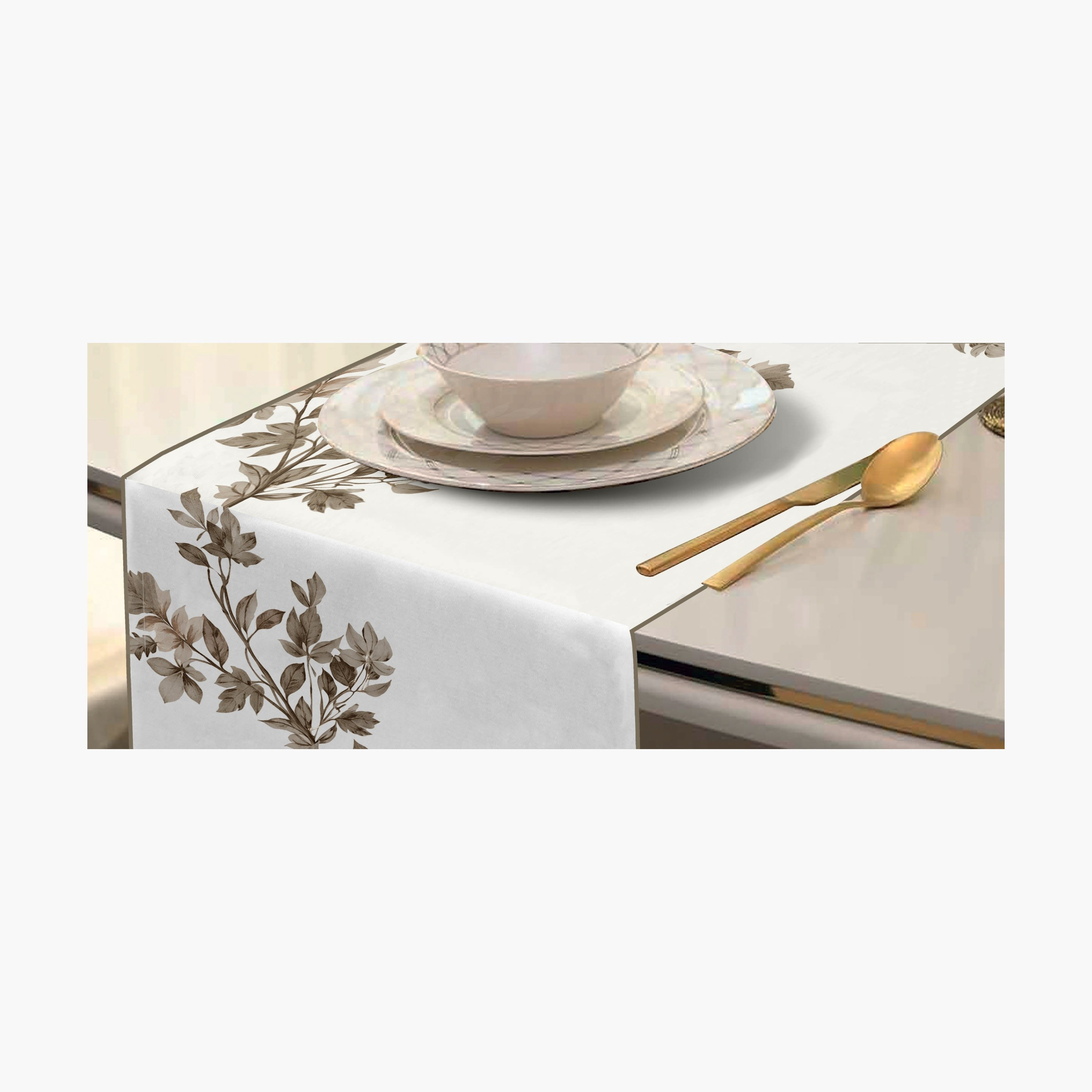 مفرش طاولة - ماريجولد - 34x180 سم-household-dining-tablelinen-runnersandtablecovers-image-1