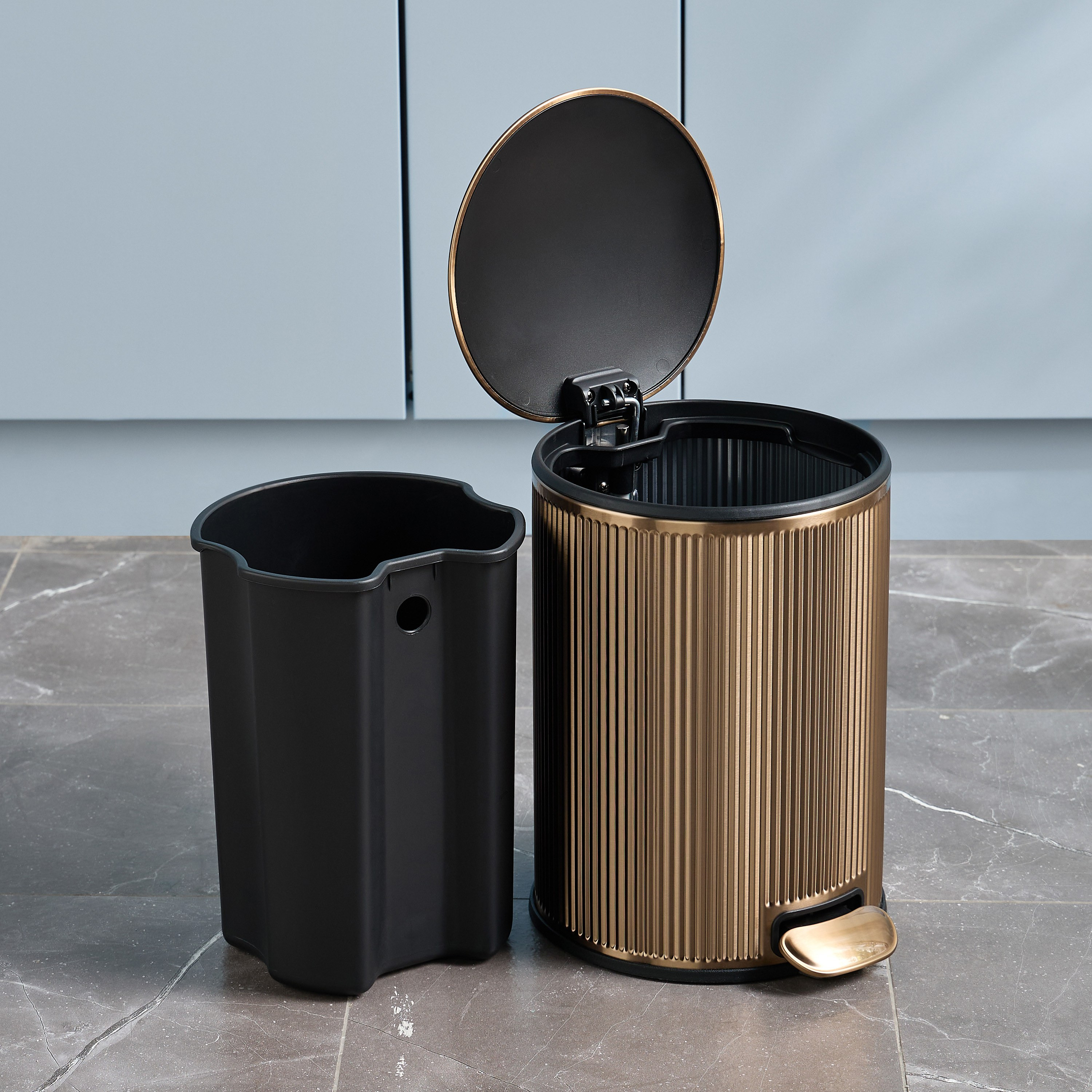 سلة نفايات بدواسة - نوكتيس - 5 لتر-household-bathandlaundry-wastebinsandaccessories-image-2