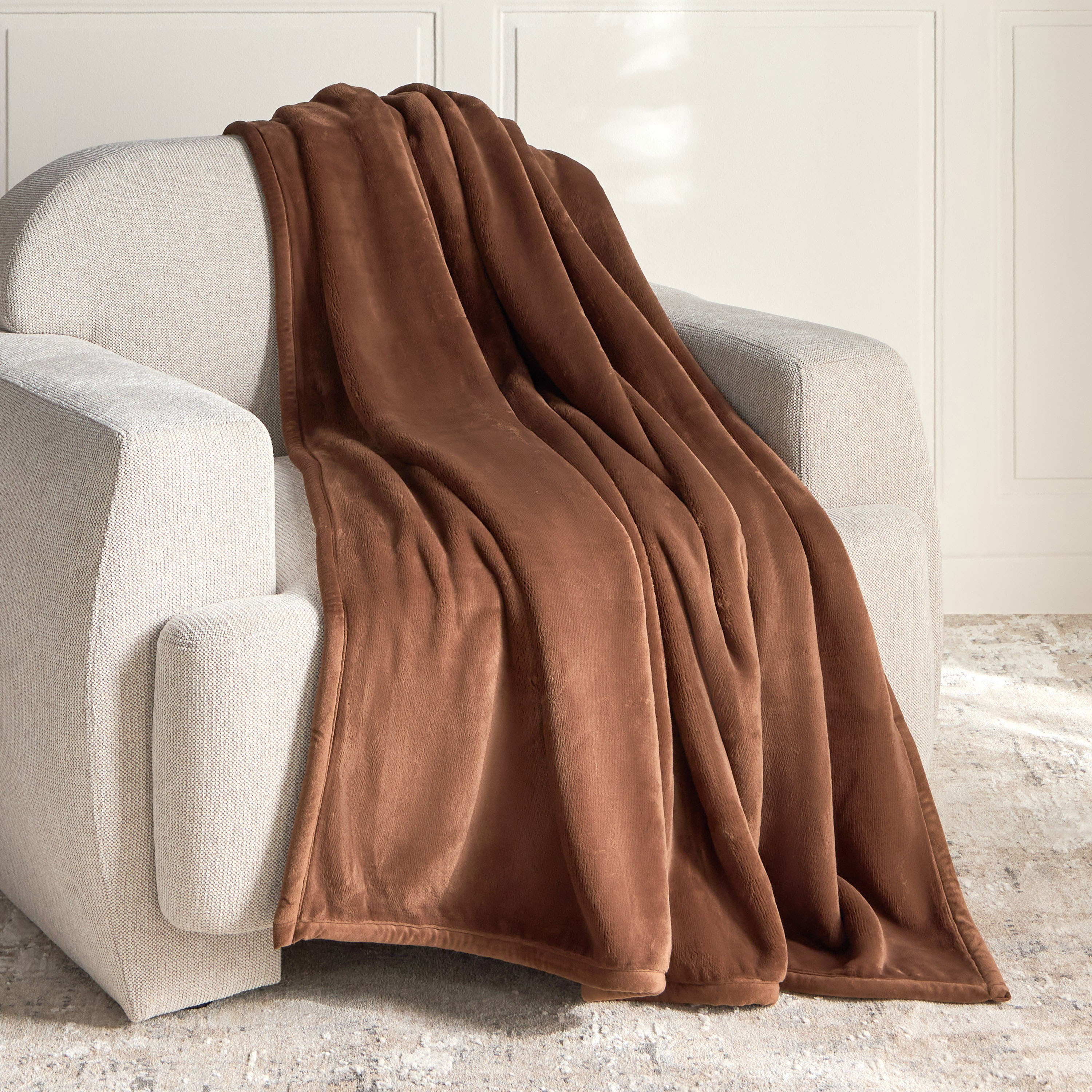 بطانية فلانيل - كوكو - 200x240 سم-household-bedding-blankets-image-1