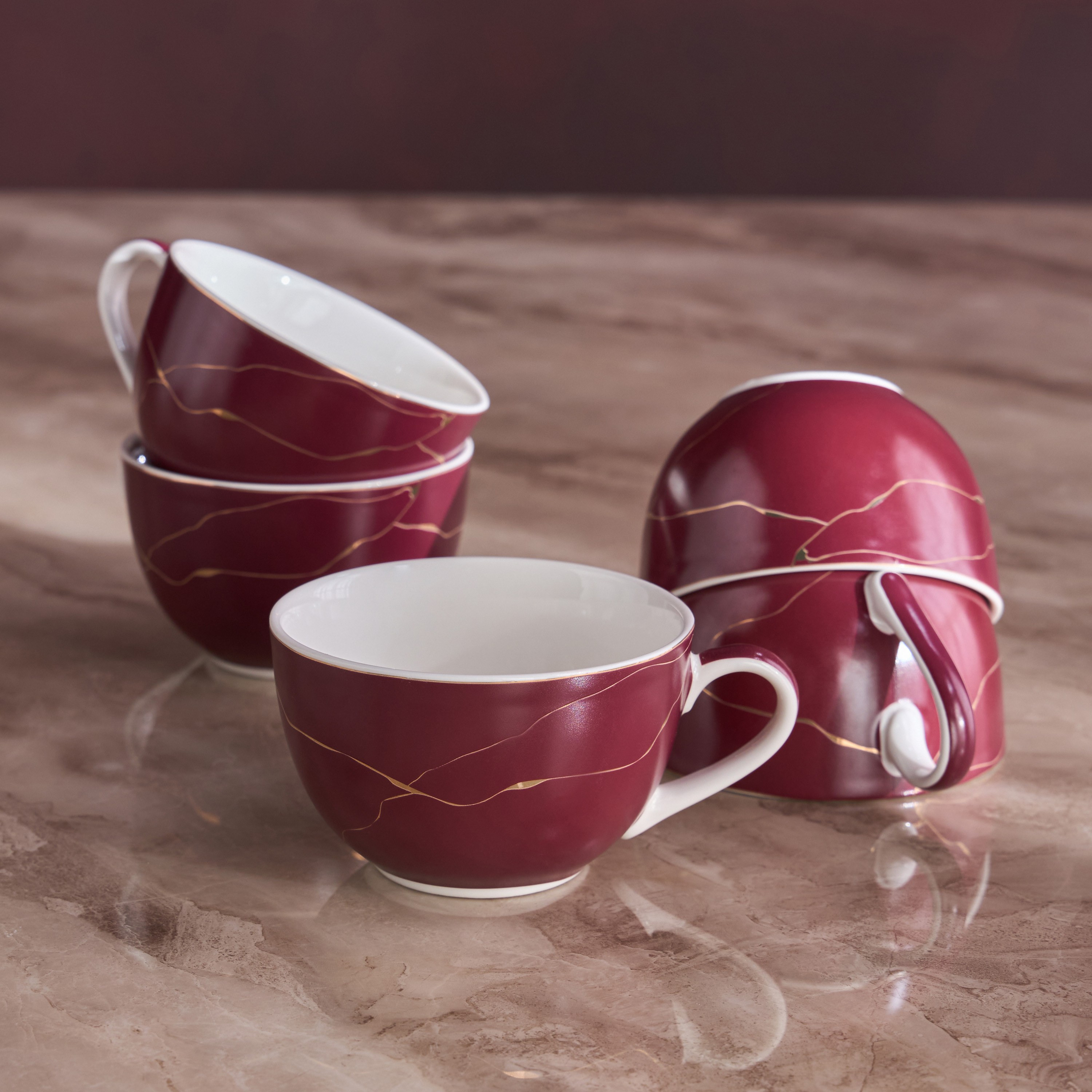 Noctis 12-Piece New Bone China Tea Set - 220 ml, Serves 6-household-dining-teaandcoffee-teaandcoffeesets-image-3