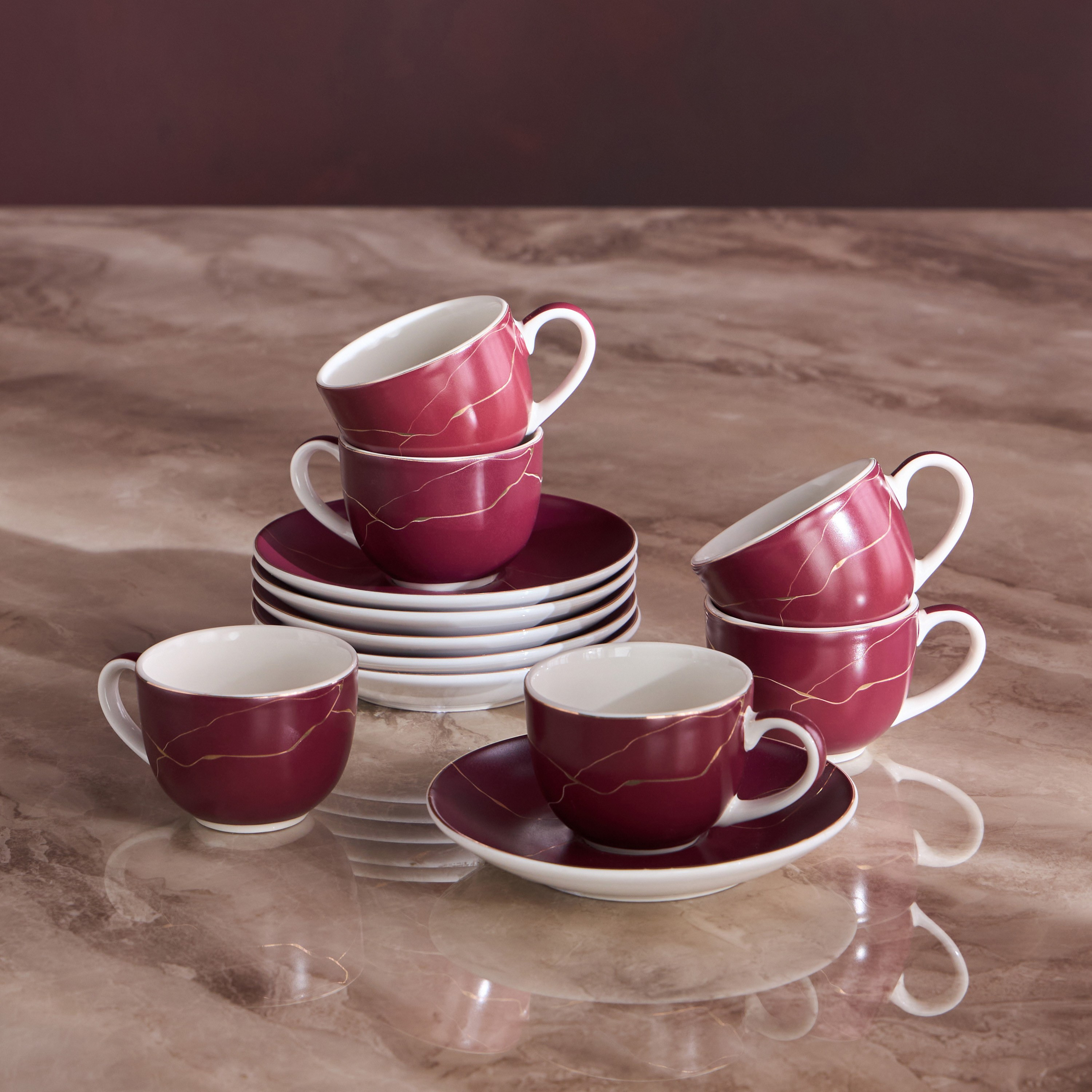 Noctis 12-Piece New Bone China Espresso Set - 90 ml, Serves 6-household-dining-teaandcoffee-teaandcoffeesets-image-1