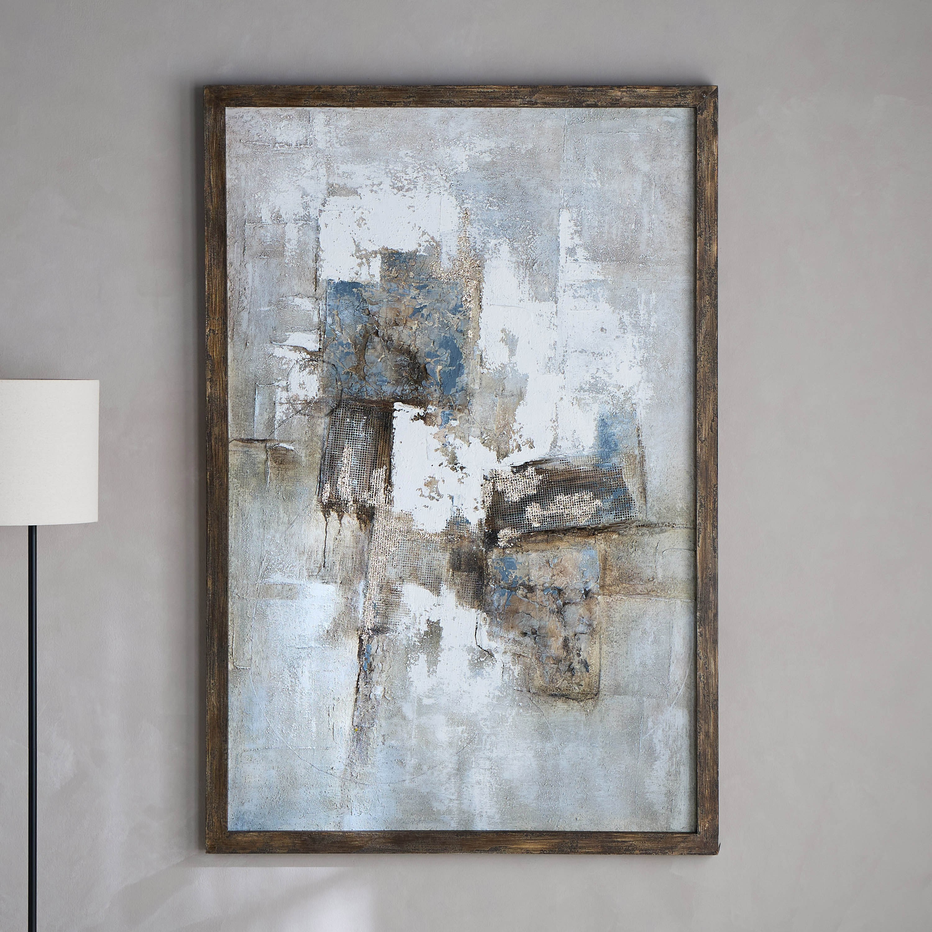 Monolith Rifah Hand-painted Framed Canvas Wall Art - 120x180 cm-household-walldecorandmirrors-wallart-image-1