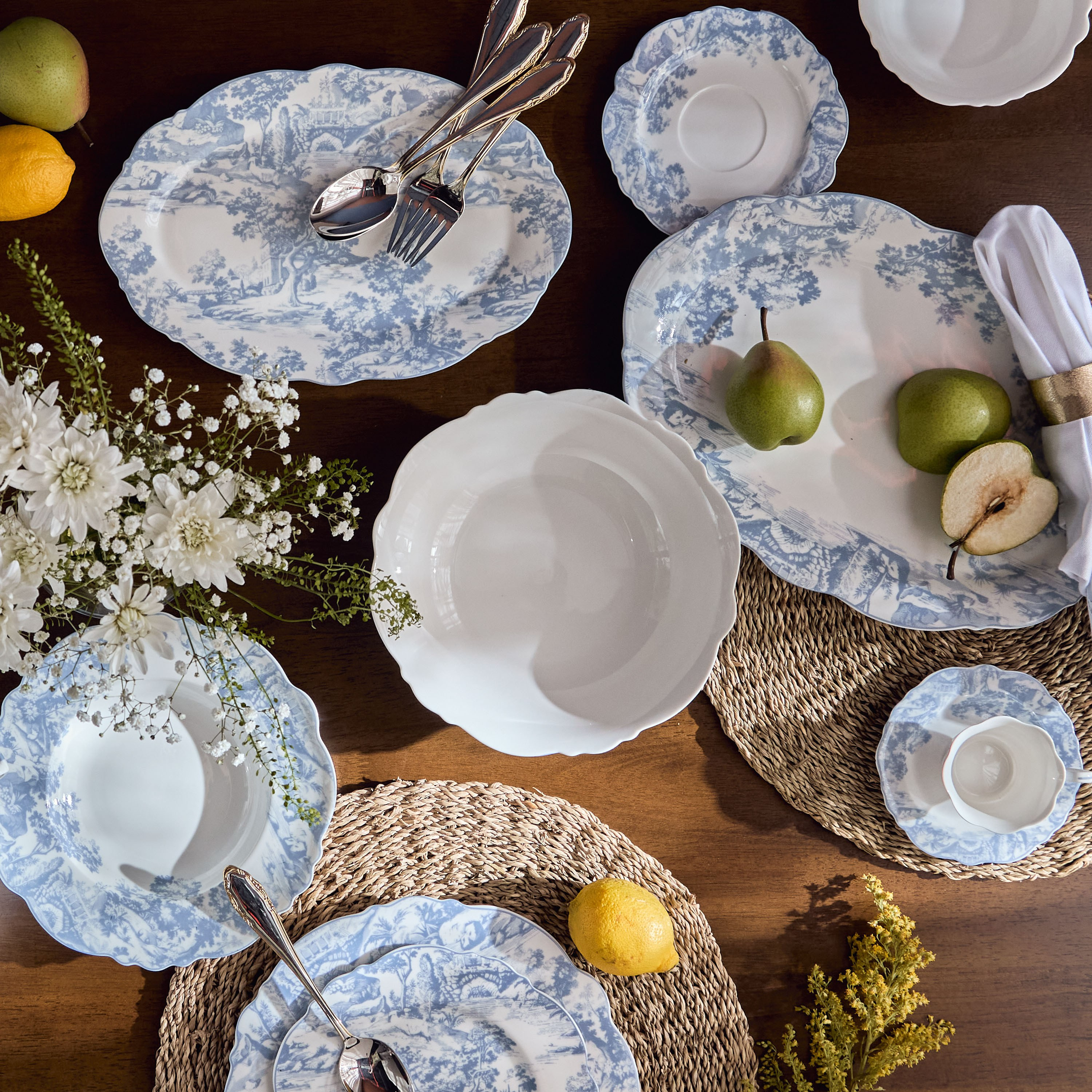 Botanique New Bone China Dinner Plate - 27 cm-household-dining-dinnerware-plates-image-3