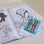 كتاب أنشطة مع أقلام تلوين بأشكال مختلفة - سبايدي-babyandkids-schoolessentials-stationery-image-2