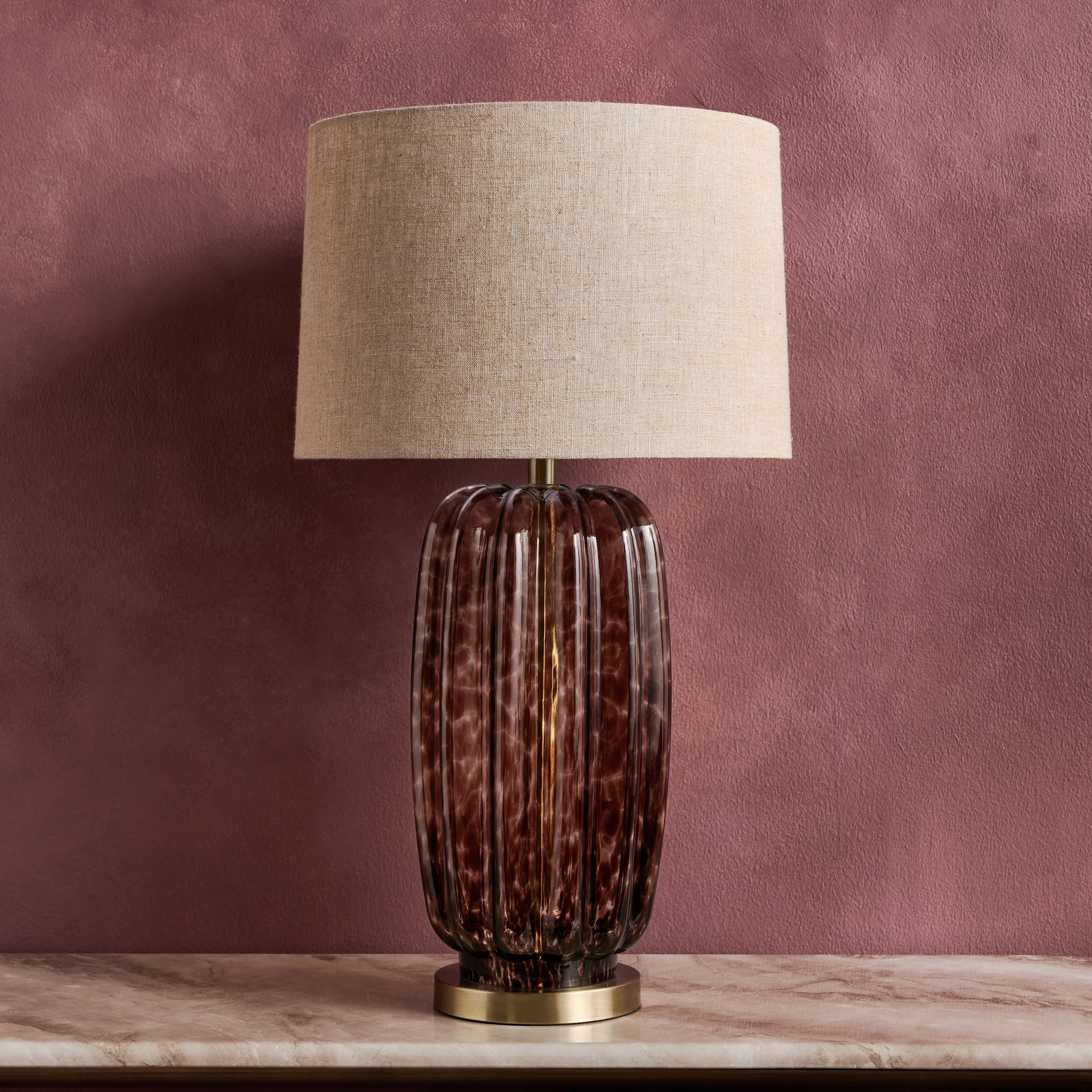 Noctis Saffira Glass Table Lamp - 71 cm-household-lighting-tableanddesklamps-image-1