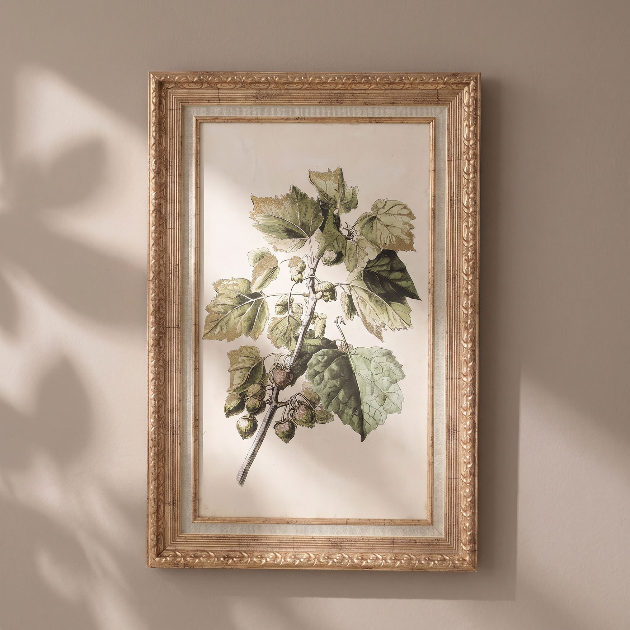Botanique Shatha Framed Canvas Wall Art - 40x60 cm-household-walldecorandmirrors-wallart-image-1