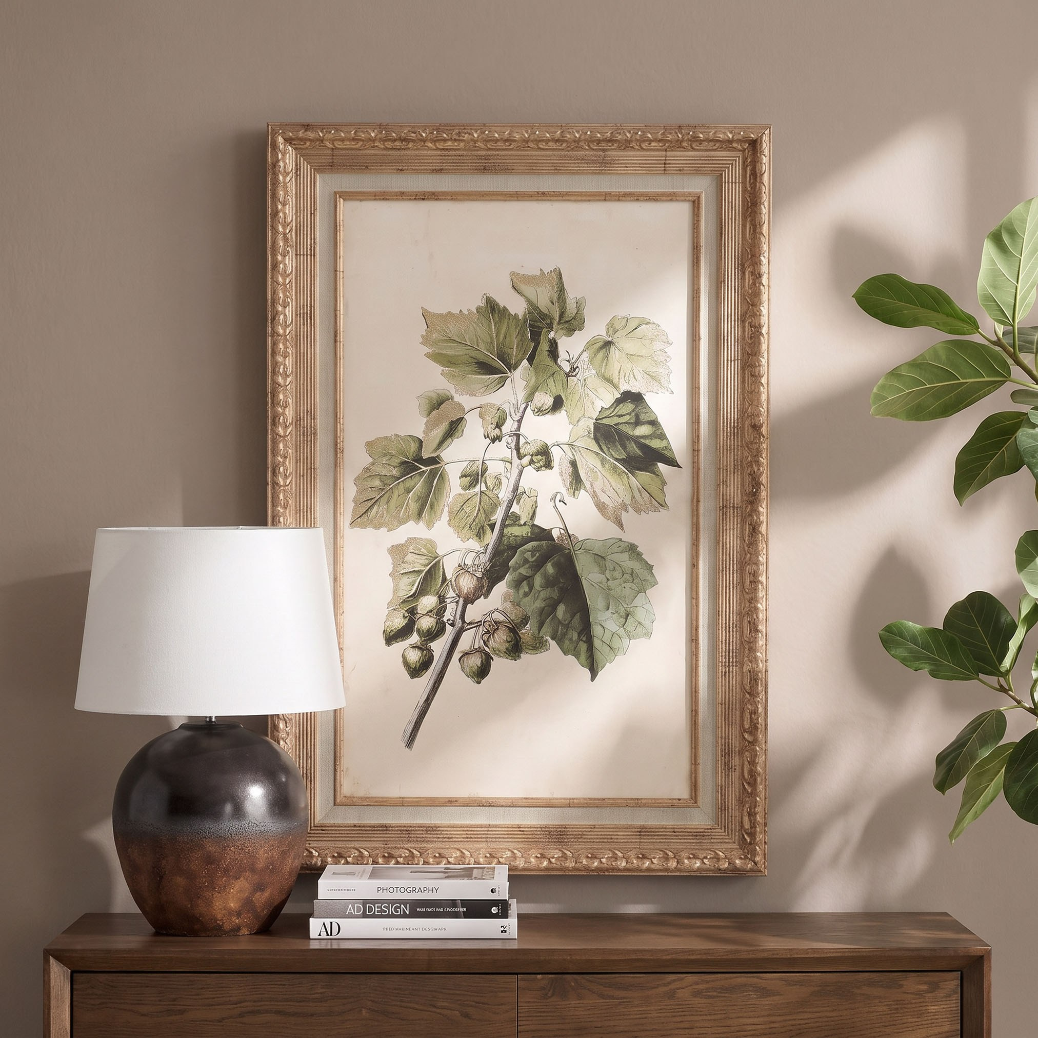 Botanique Shatha Framed Canvas Wall Art - 40x60 cm-household-walldecorandmirrors-wallart-image-3
