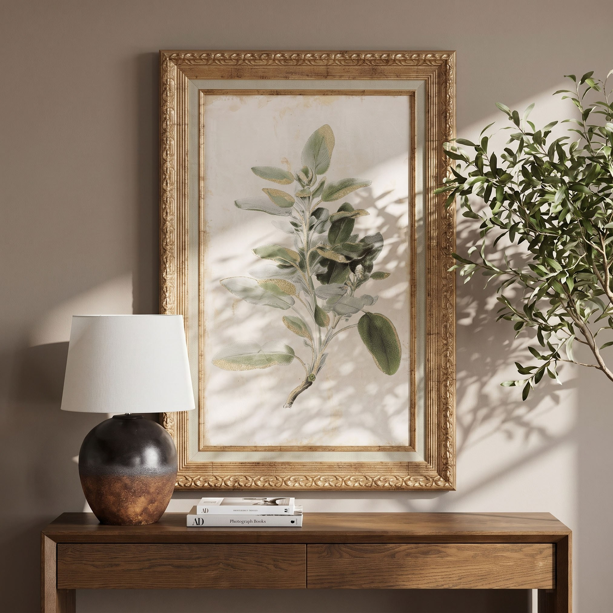 Botanique Jamila Framed Canvas Wall Art - 40x60 cm-household-walldecorandmirrors-wallart-image-3