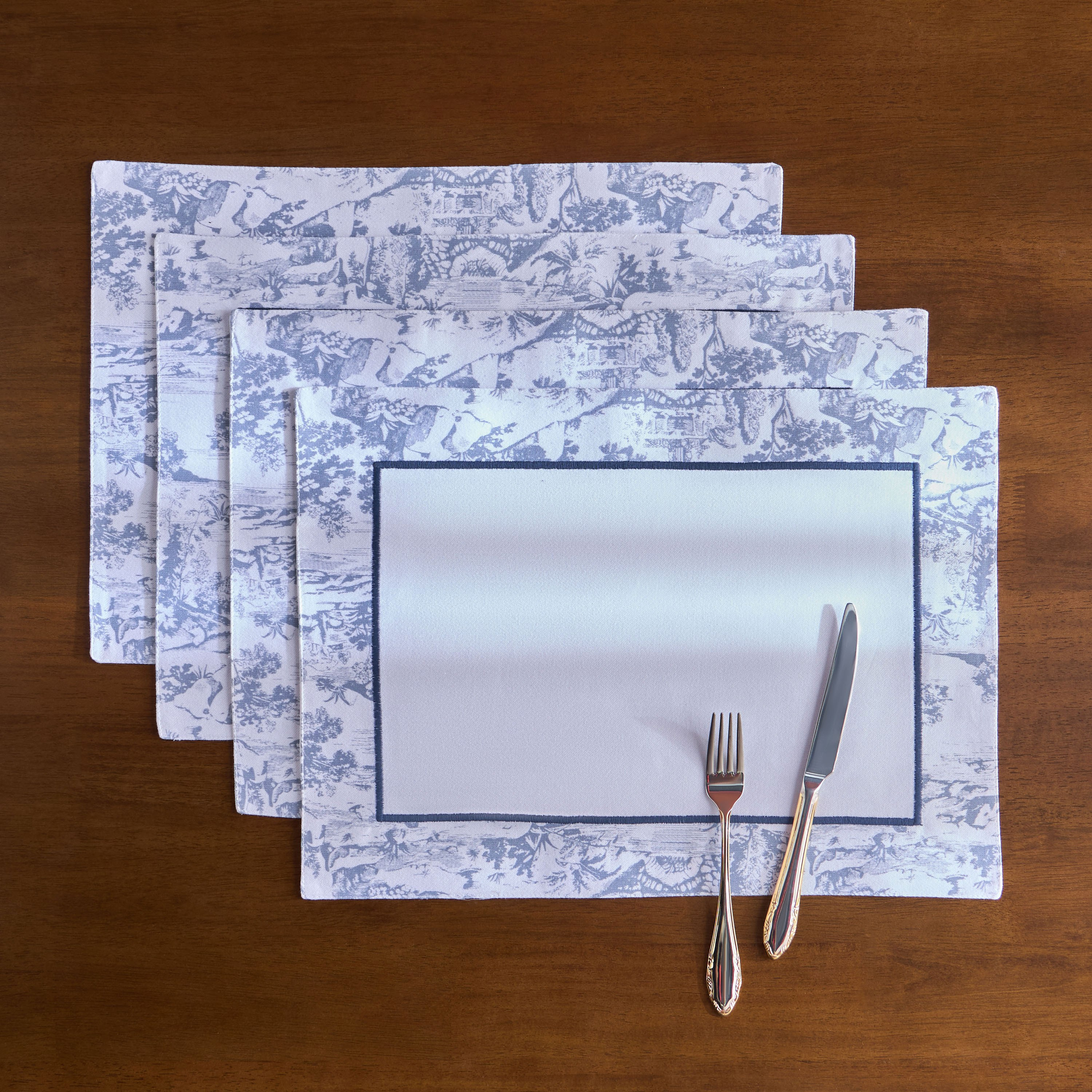 Botanique 4-Piece Placemat Set-household-dining-tablelinen-placemats-image-1