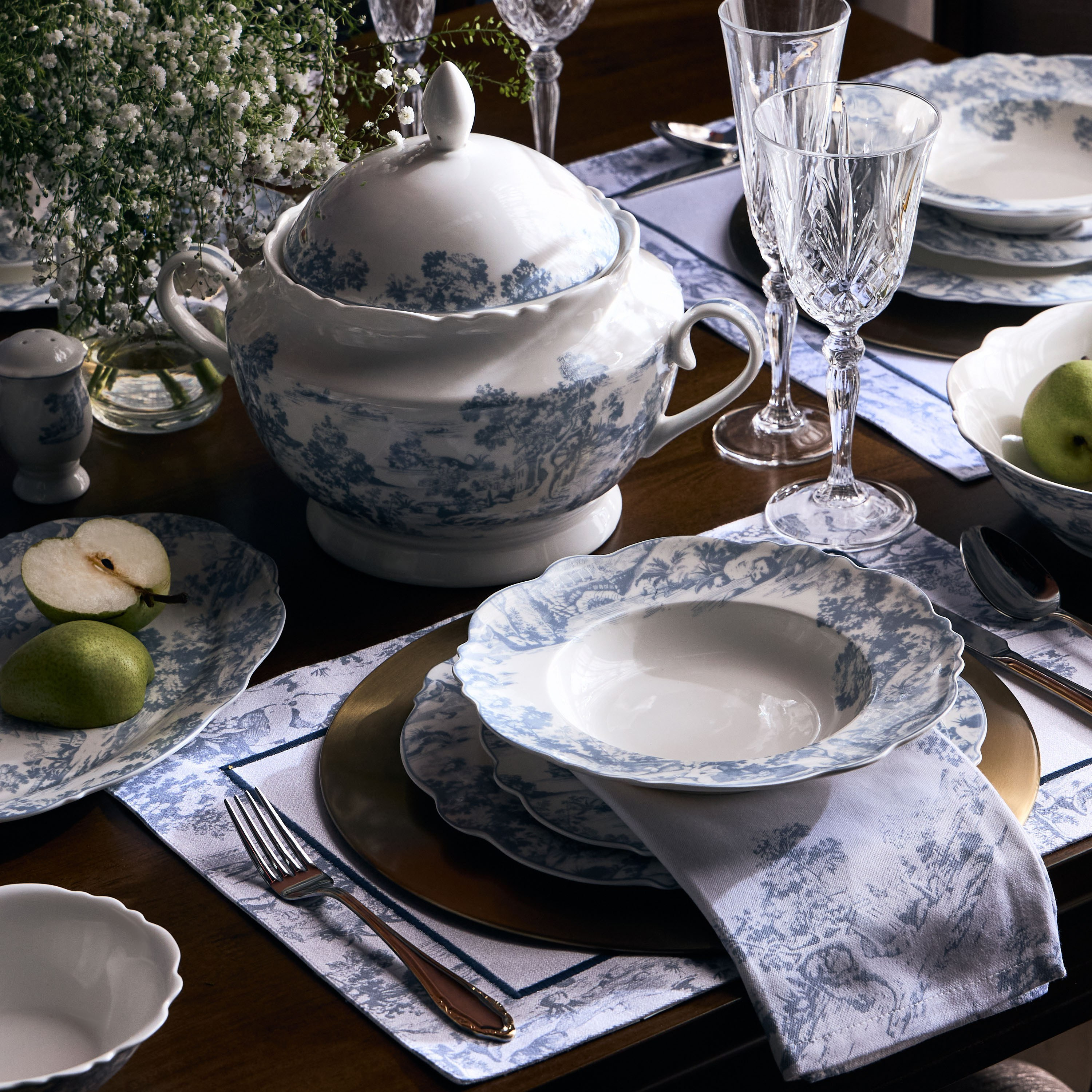 Botanique 4-Piece Napkin Set - 45x45 cm-household-dining-tablelinen-napkinsandaccessories-image-4