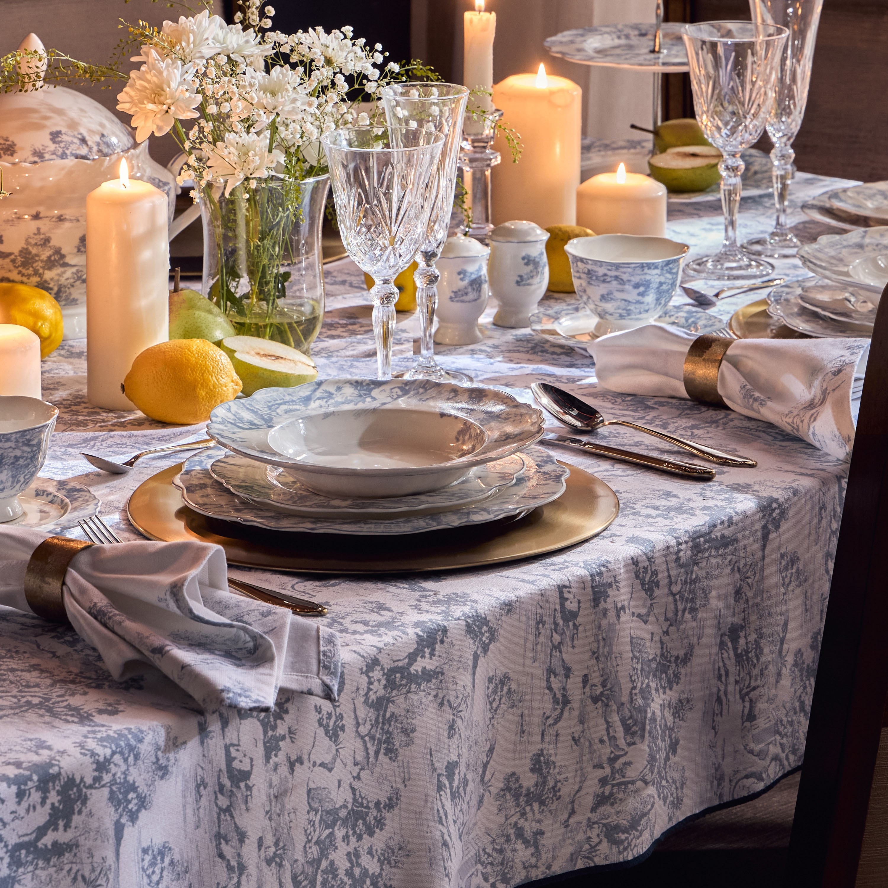 مفرش طاولة - بوتانيك - 180x300 سم-household-dining-tablelinen-runnersandtablecovers-image-4