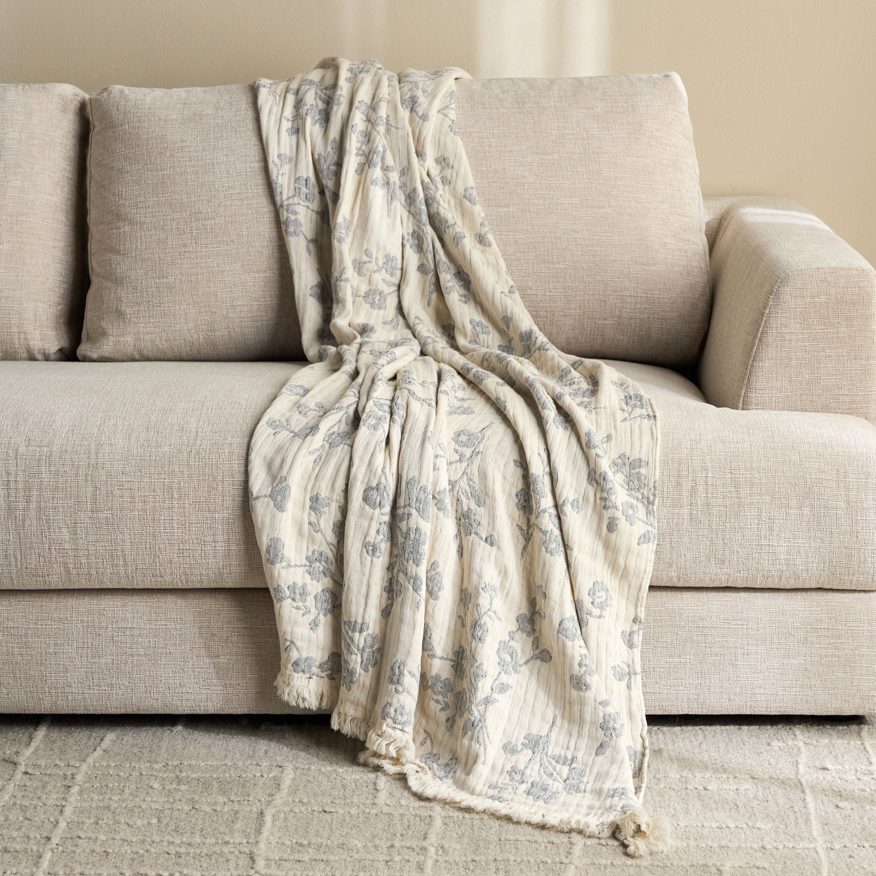 بطانية خفيفة قطن - تشيلسي - 130x170 سم-household-cushionsandthrows-throwsandblankets-throws-image-1