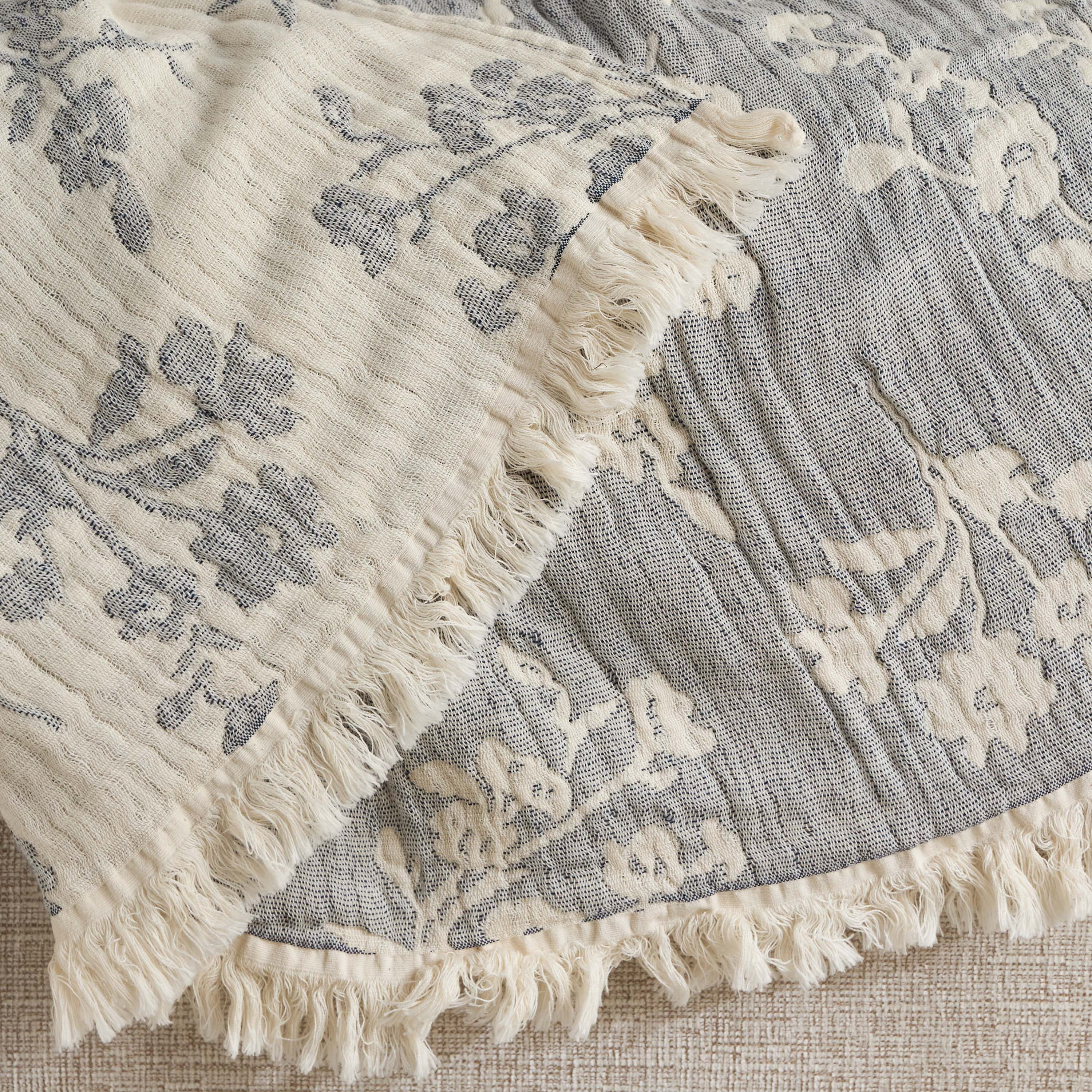 بطانية خفيفة قطن - تشيلسي - 130x170 سم-household-cushionsandthrows-throwsandblankets-throws-image-3