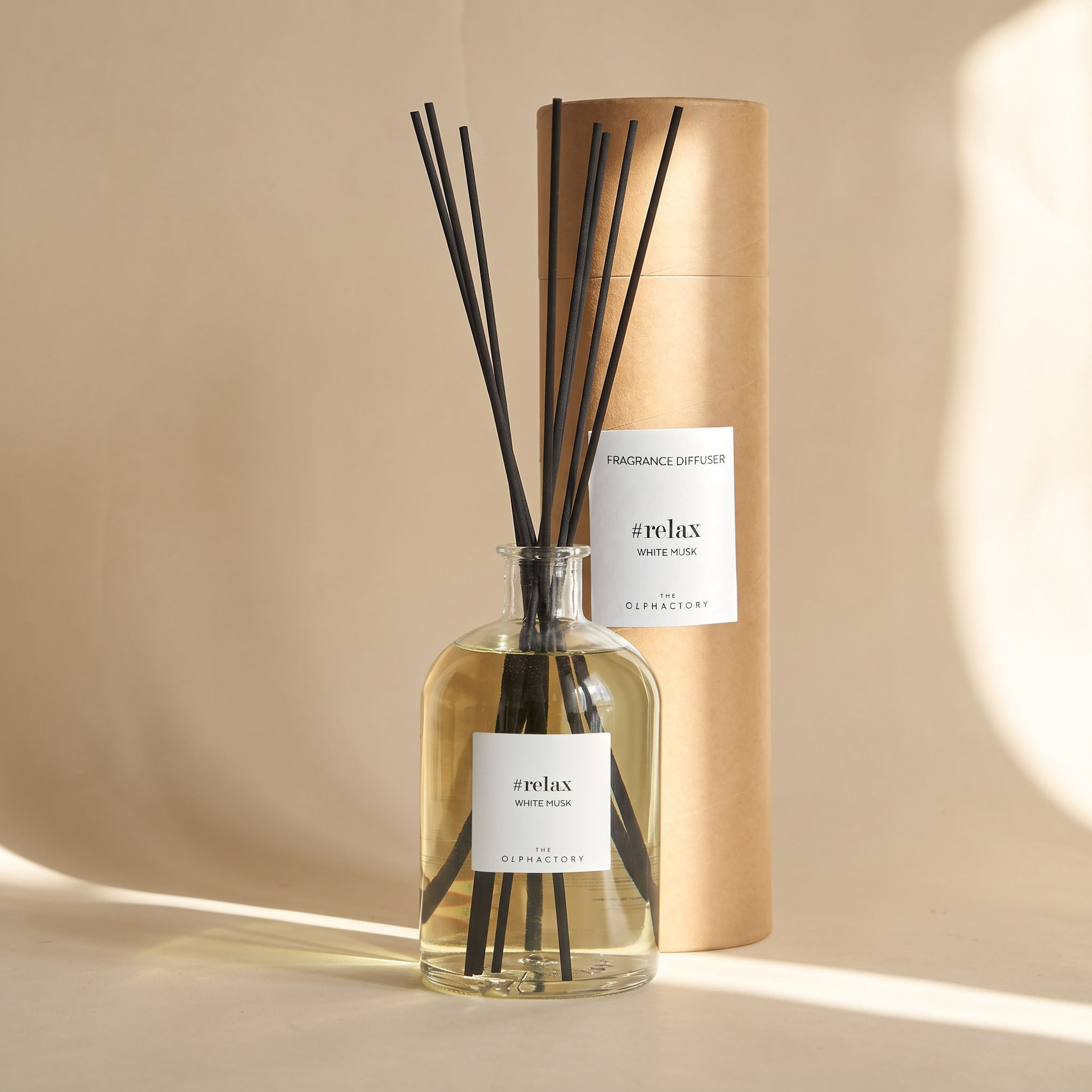 Olphactory Relax White Musk Reed Diffuser - 1 L-household-homefragrance-reeddiffusers-image-2